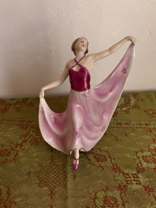 Dancing Royal Dux Porcelain Figure