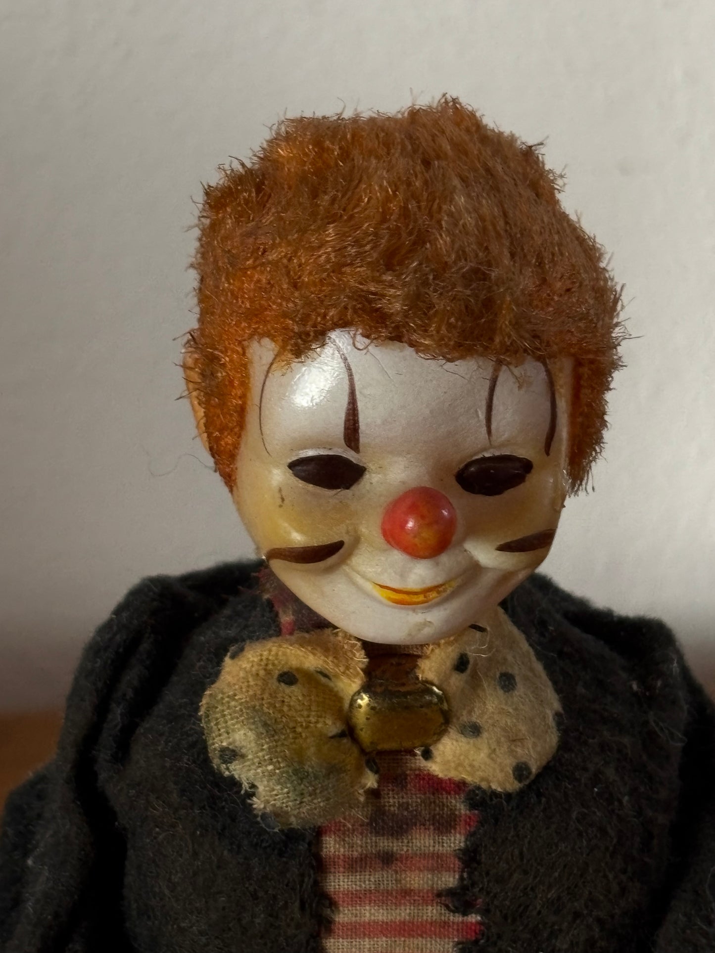Nomura Wind‑Up Musical Clown – Vintage Toy Made in Japan