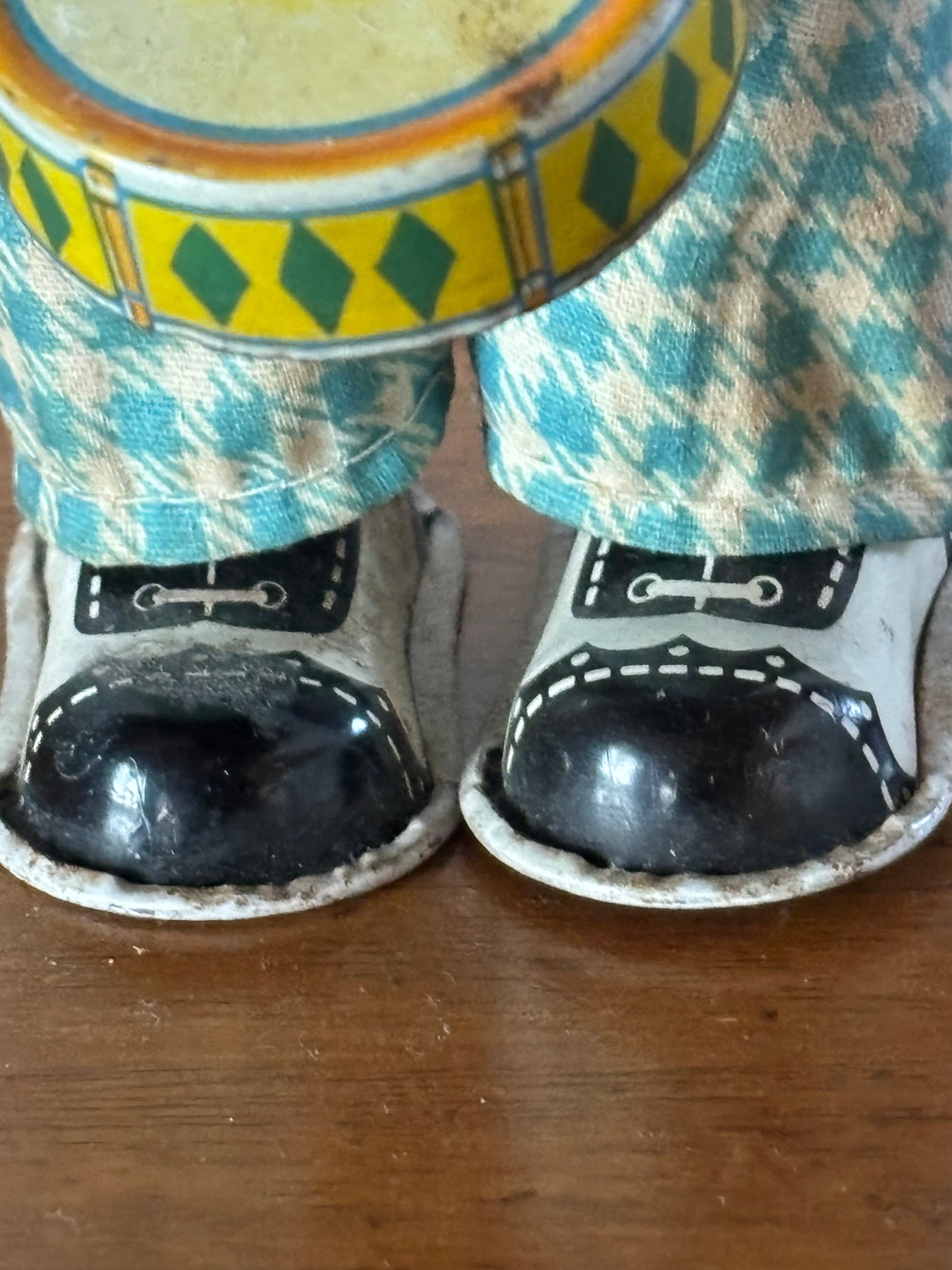 Nomura Wind‑Up Musical Clown – Vintage Toy Made in Japan