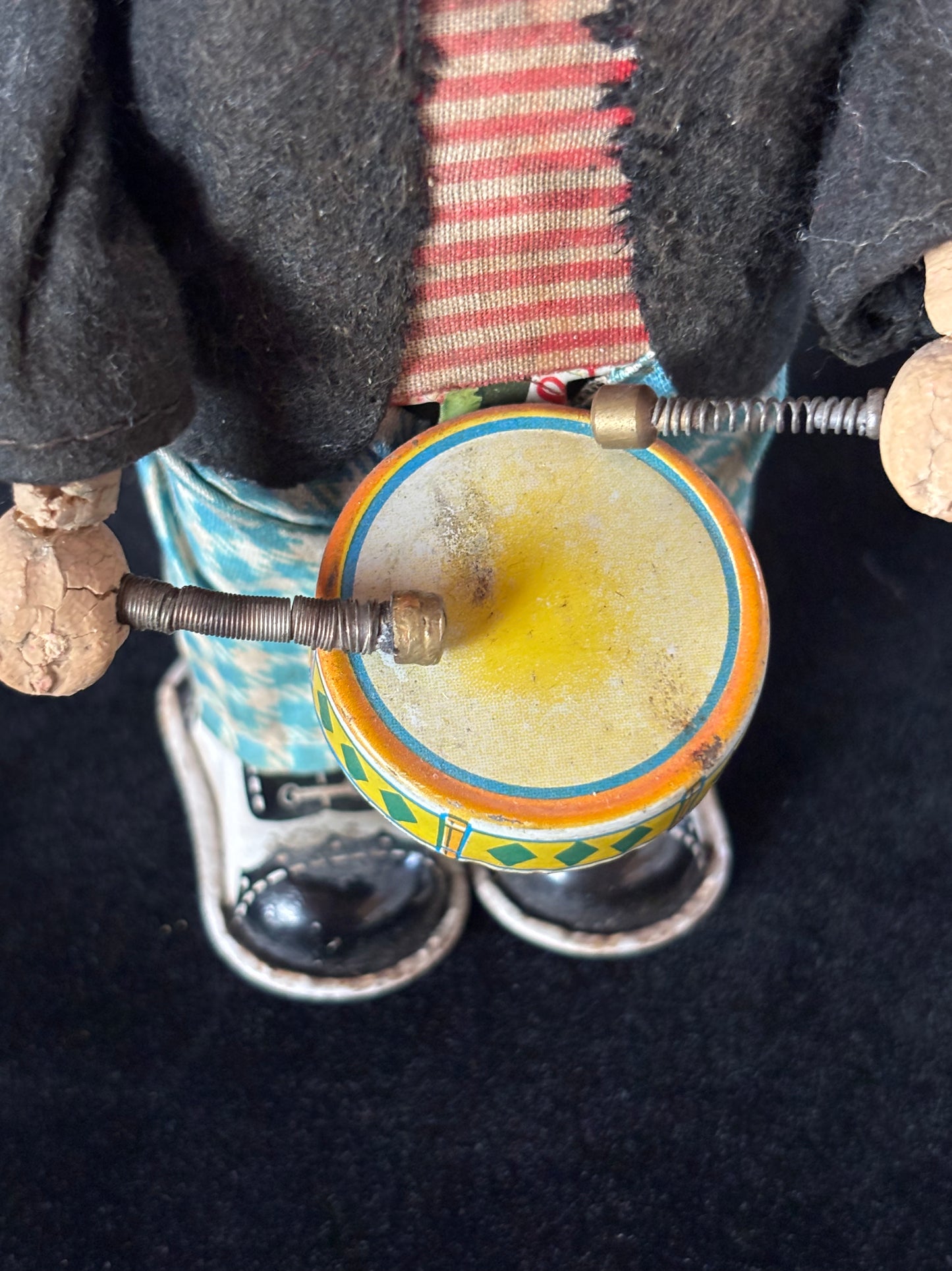 Nomura Wind‑Up Musical Clown – Vintage Toy Made in Japan