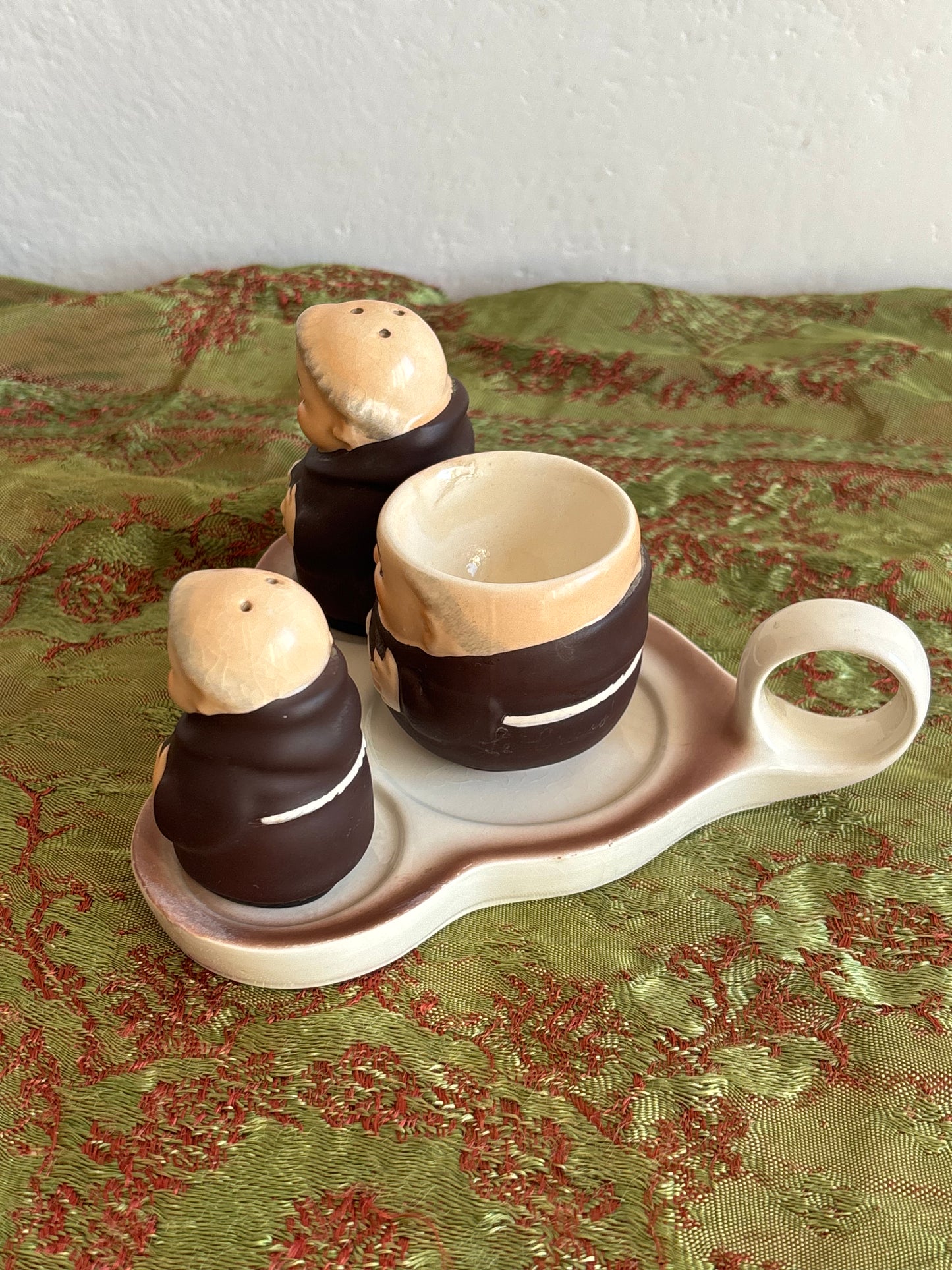 Vintage Condiment Set “Friars” – West Goebel West Germany, Restored