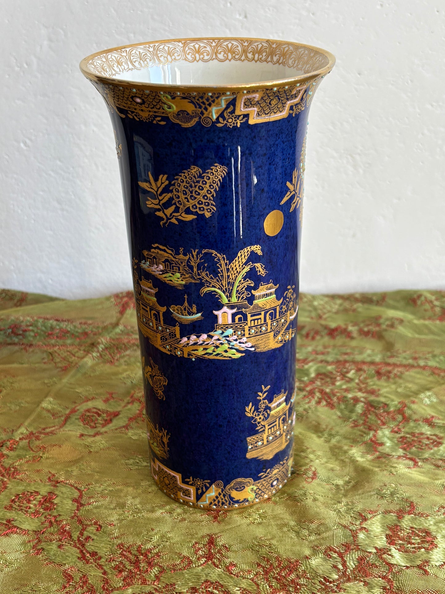 Vintage Carlton Ware Glazed Ceramic Vase – Made in England