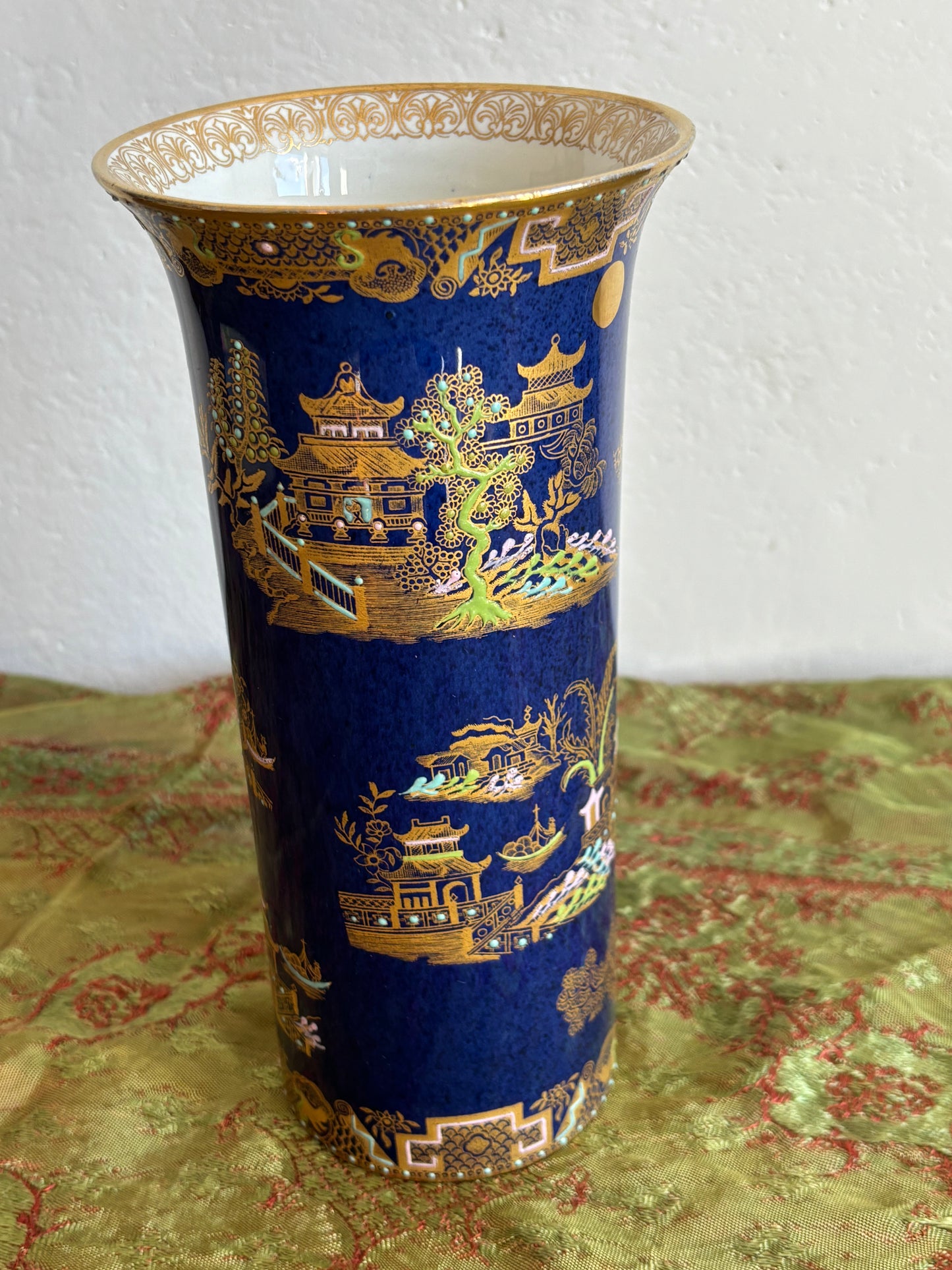 Vintage Carlton Ware Glazed Ceramic Vase – Made in England