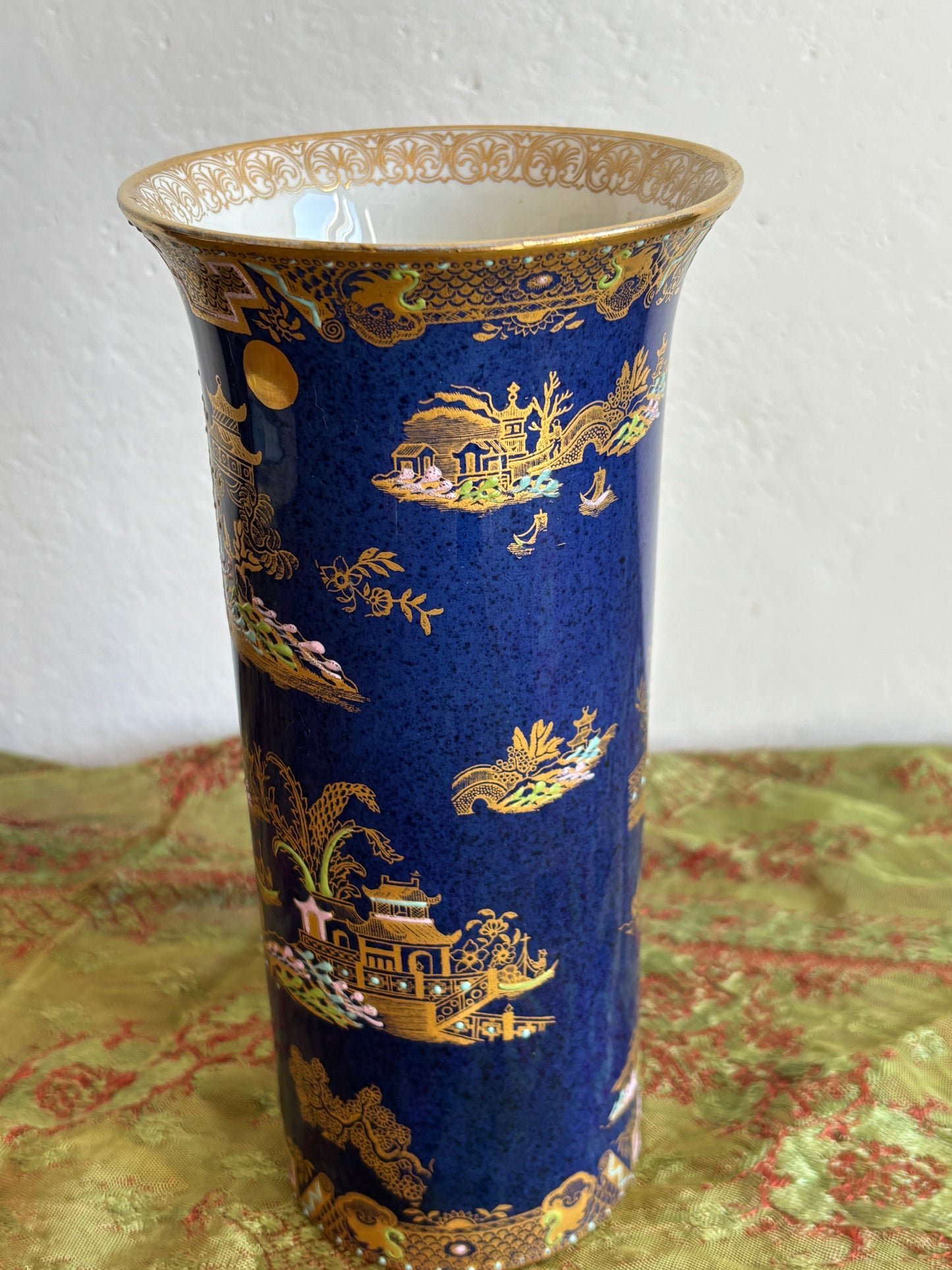 Vintage Carlton Ware Glazed Ceramic Vase – Made in England