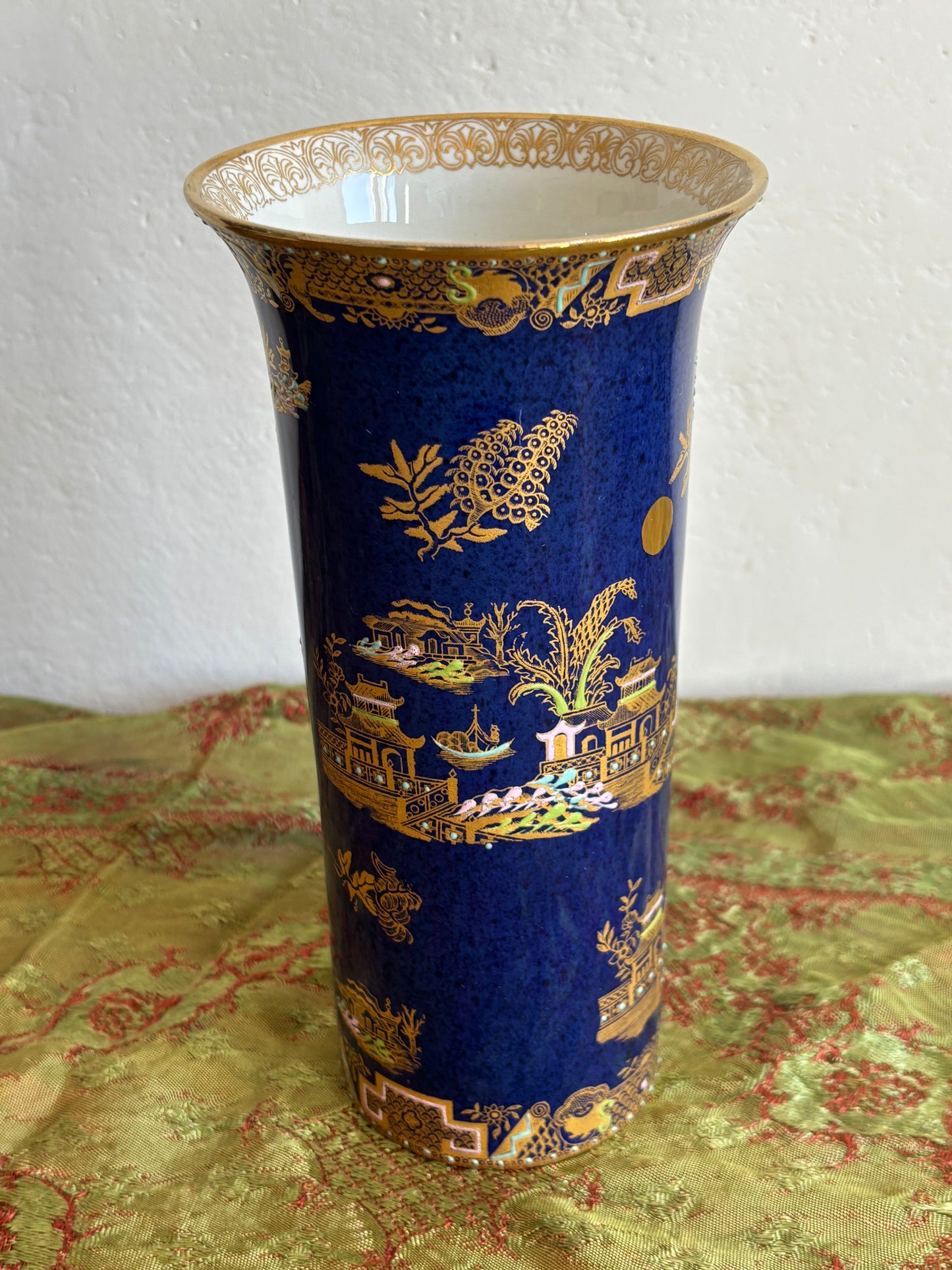 Vintage Carlton Ware Glazed Ceramic Vase – Made in England