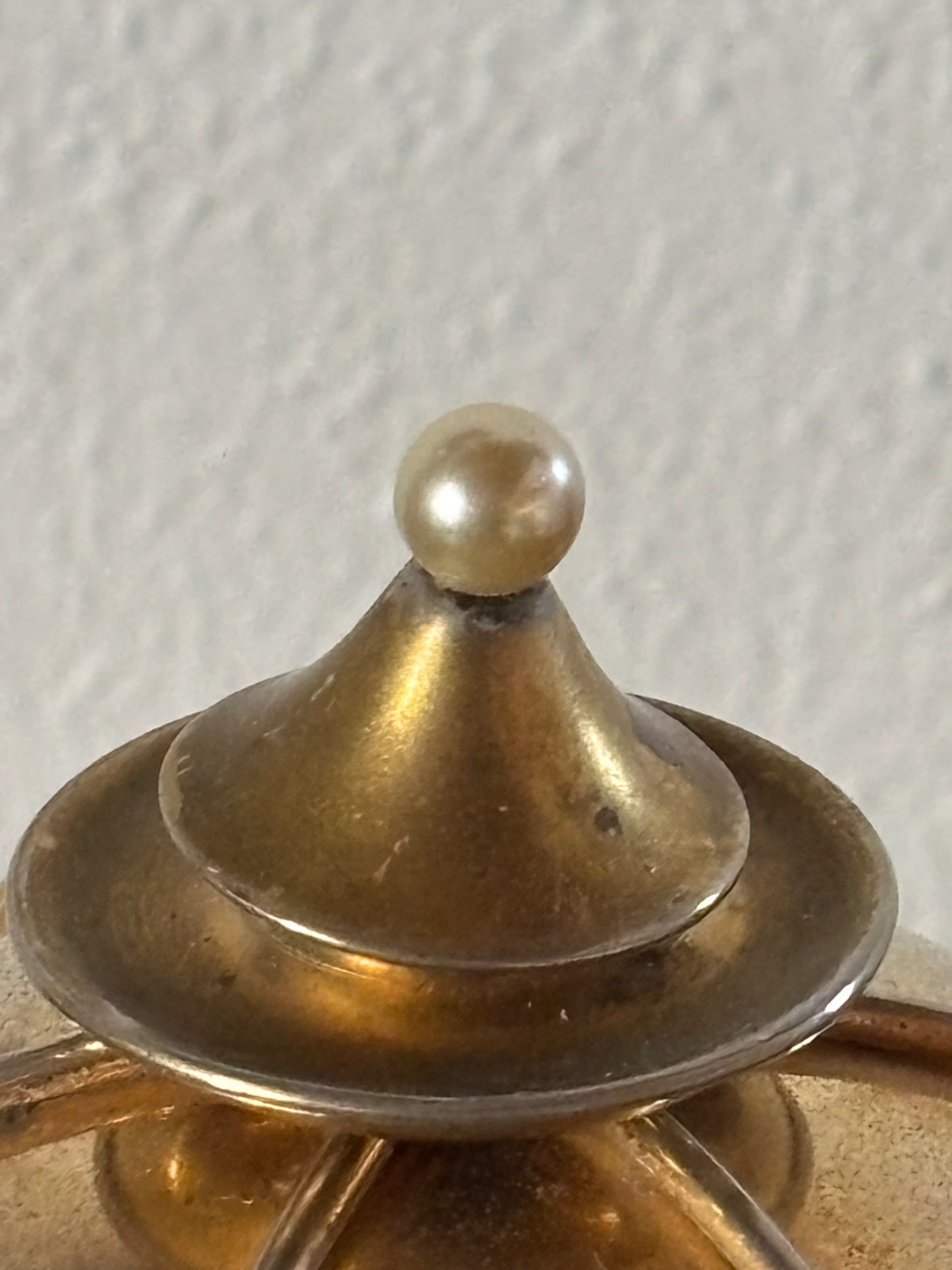 Portasigarette vintage con carillon in metallo e pelle sintetica sostituita, funzionante e restaurato