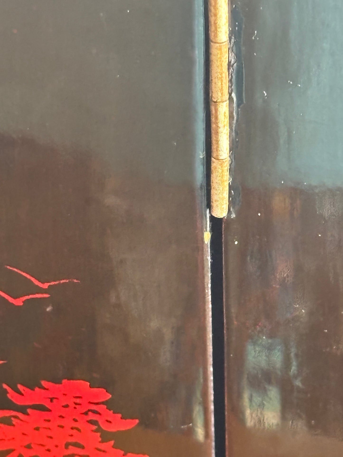Japanese Bar Cabinet with Music Box and Rotating Geisha