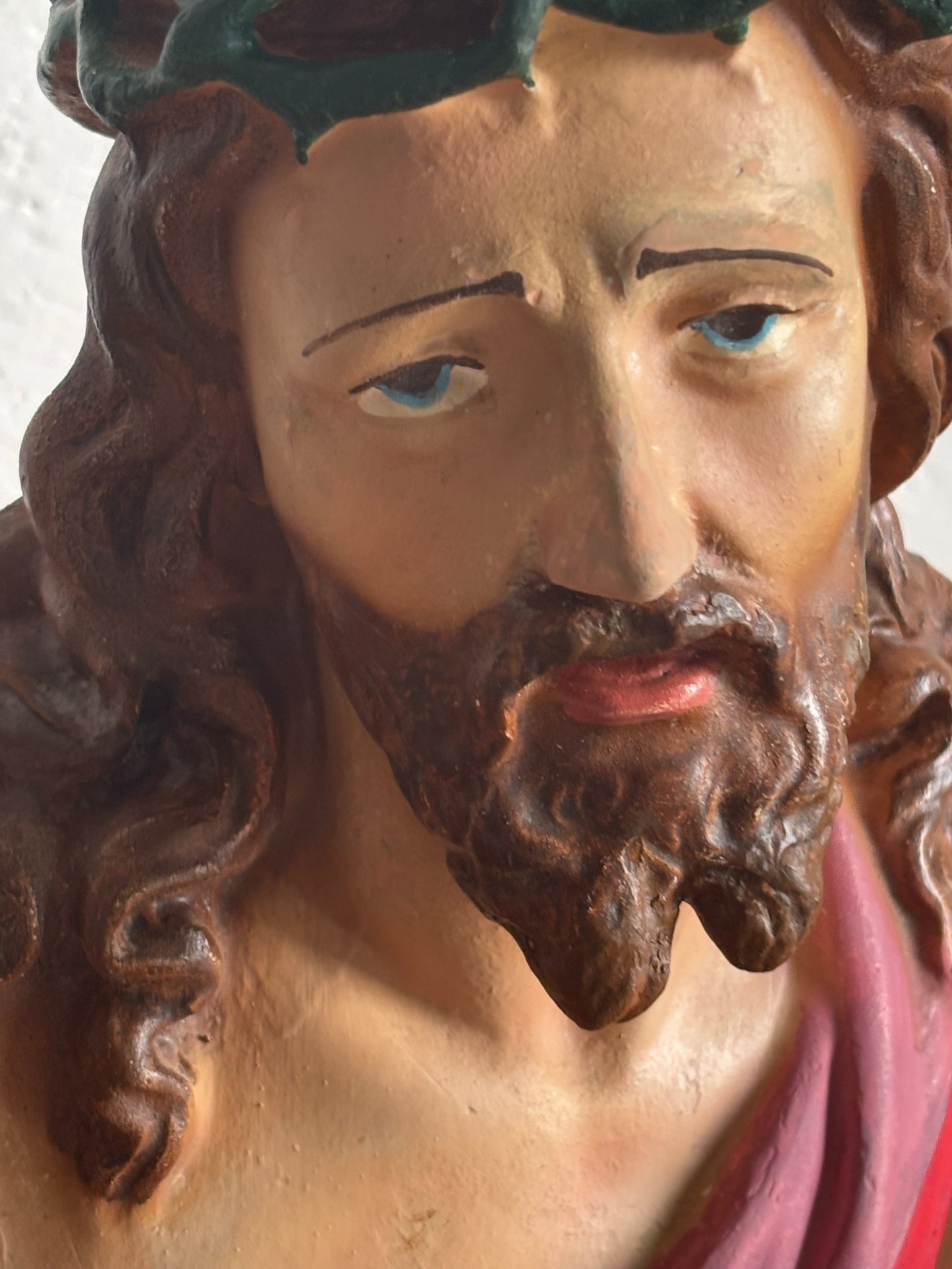 Busto di Gesù in gesso – Scultura devozionale restaurata