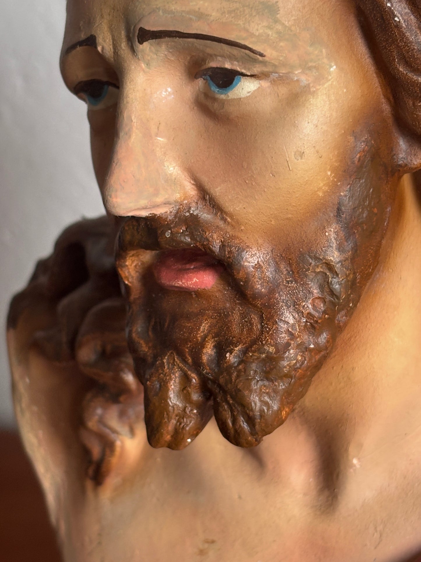 Busto di Gesù in gesso – Scultura devozionale restaurata