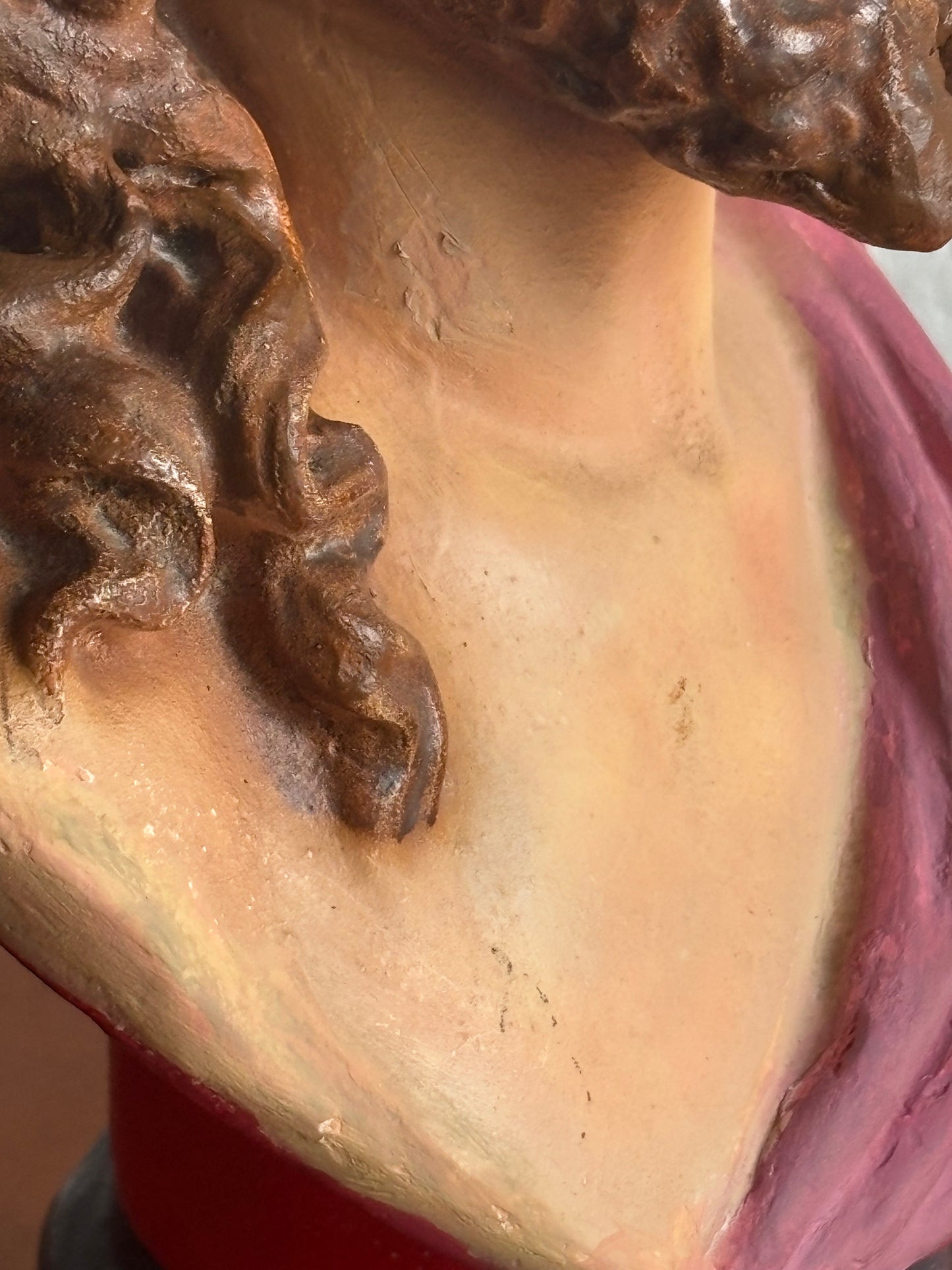 Busto di Gesù in gesso – Scultura devozionale restaurata