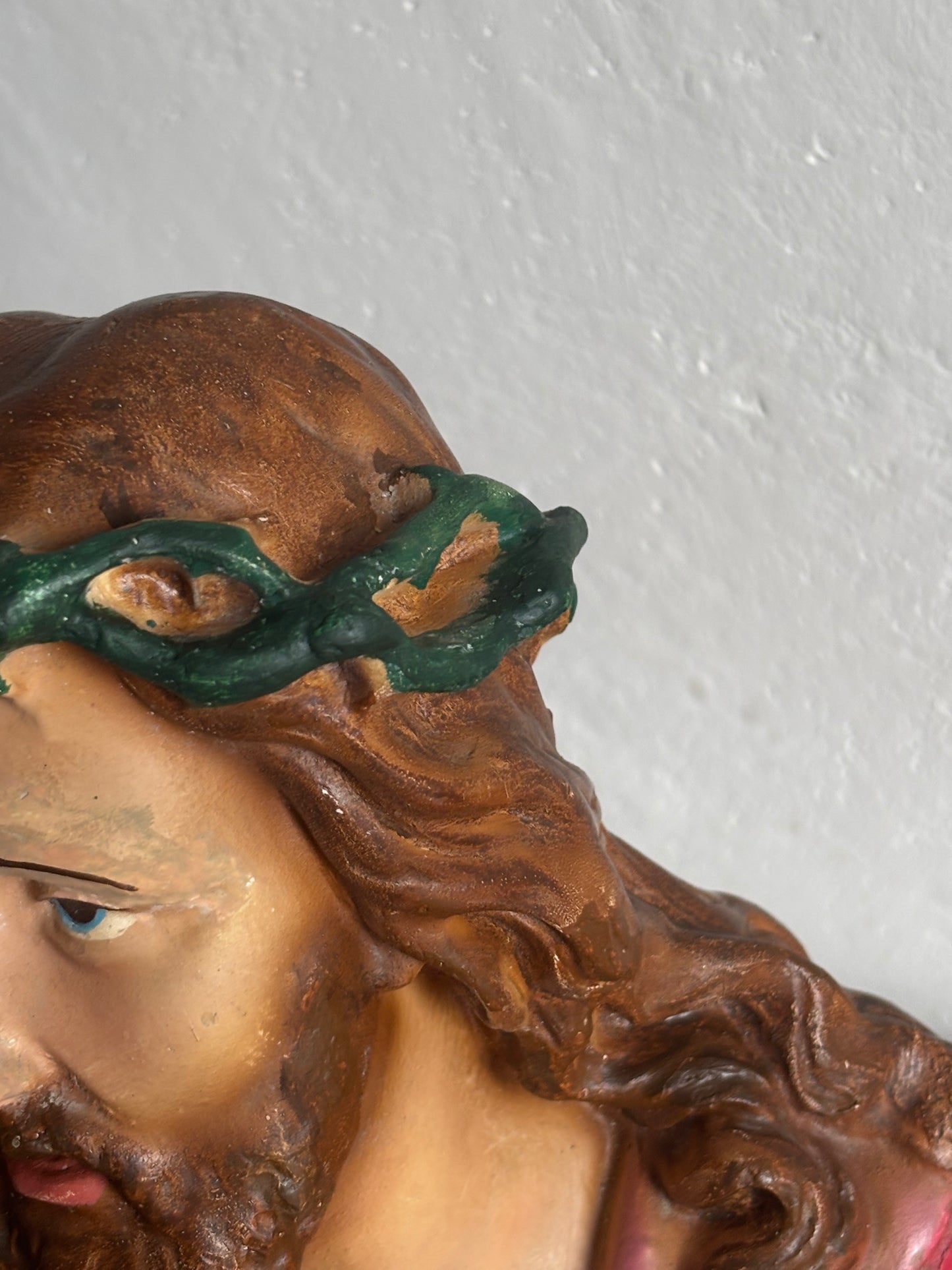 Busto di Gesù in gesso – Scultura devozionale restaurata