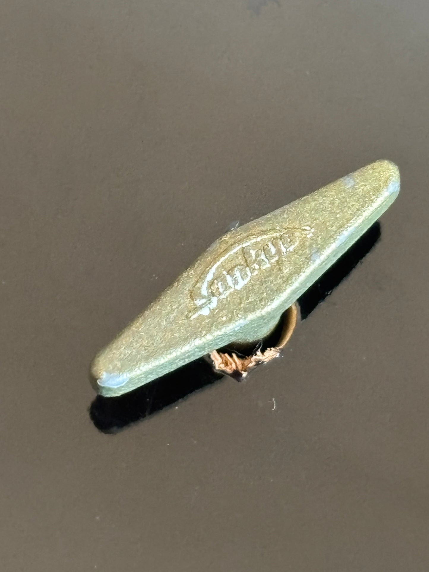 Vintage Japanisches Spieluhr mit Tänzerpaar und traditionellem Landschaftsmotiv