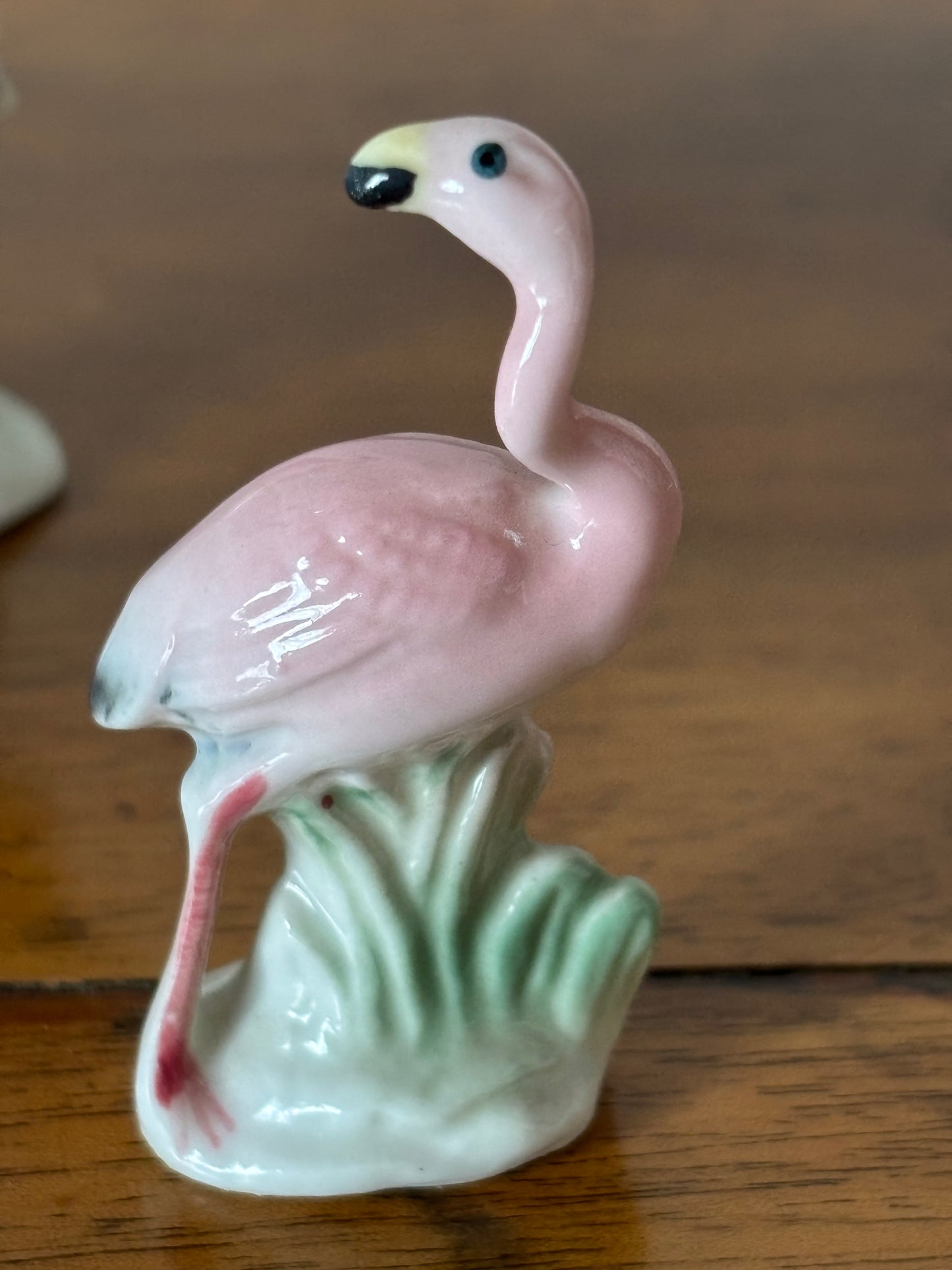 Set di Piccoli Fenicotteri in Ceramica Vintage – XX Secolo