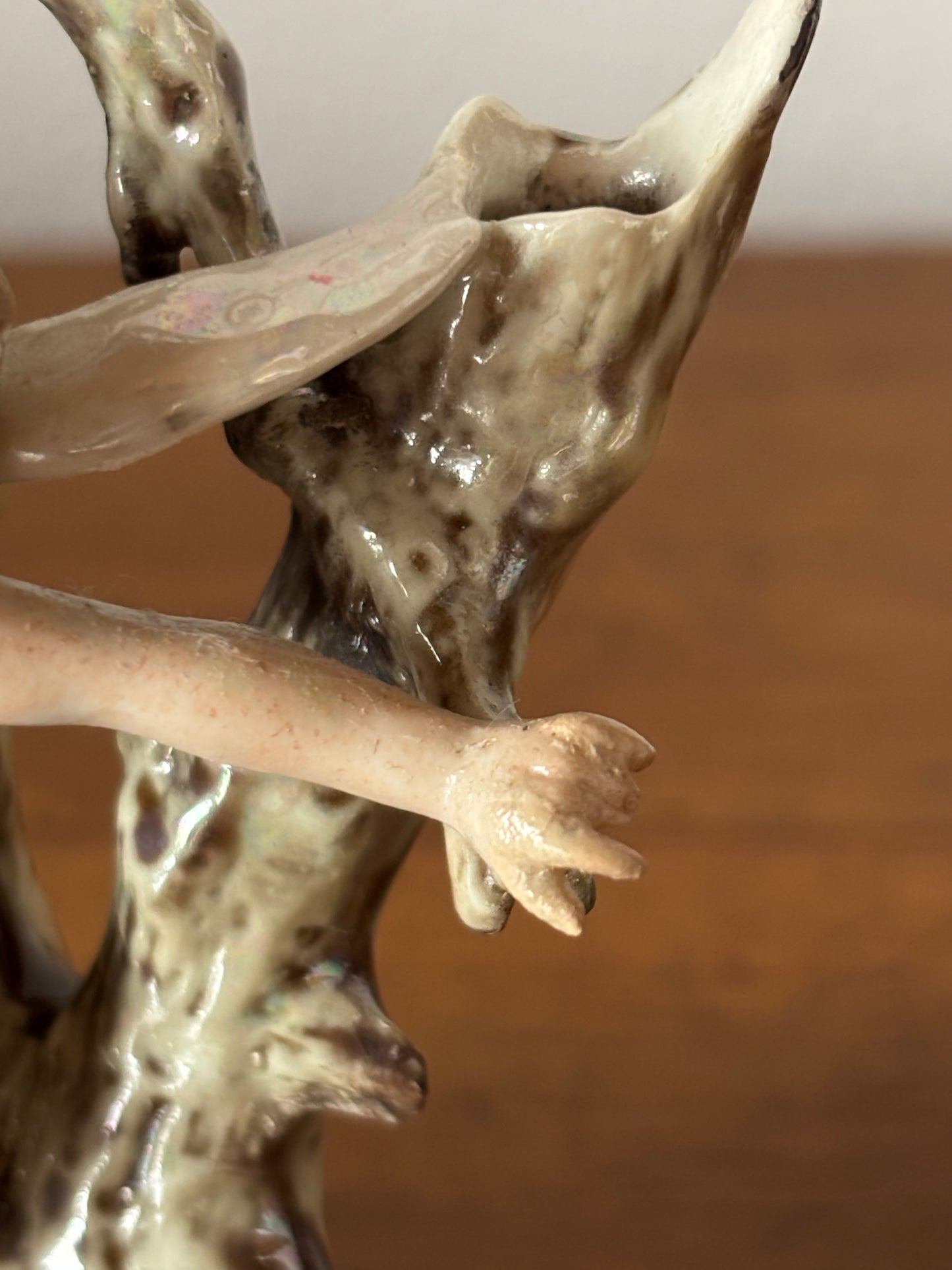 Vasetto Porta Boccioli in Ceramica con Putto