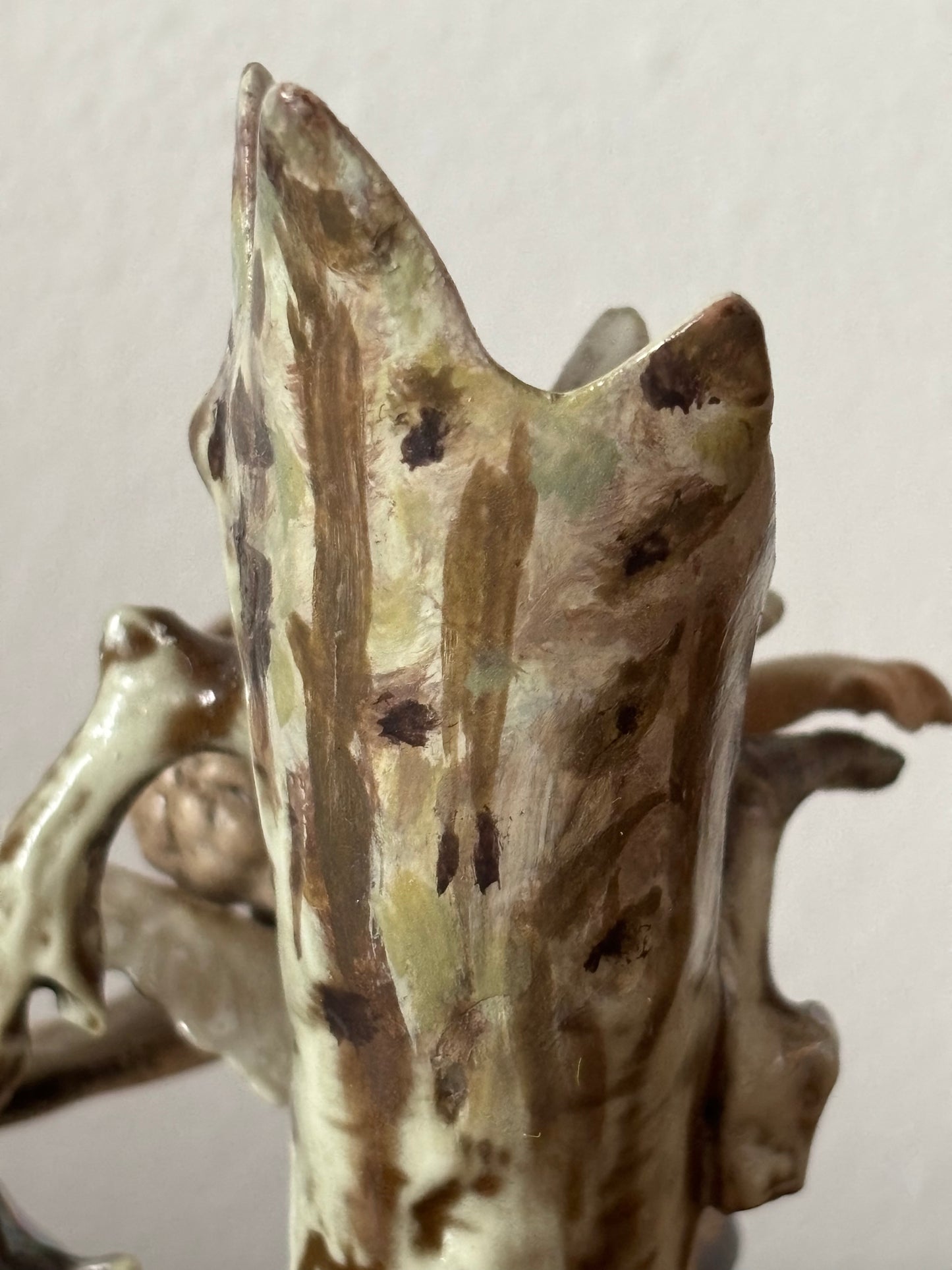 Vasetto Porta Boccioli in Ceramica con Putto