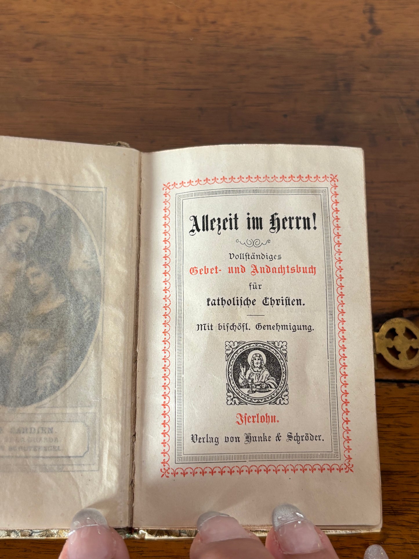 Taschengebetbuch von 1890 – „Allezeit im Herrn!“