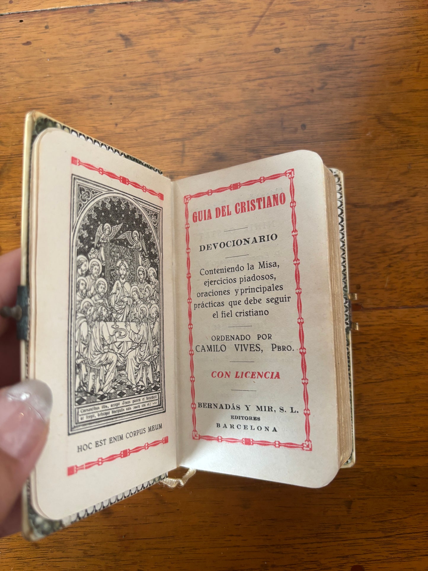 Spanische Taschengebetbücher – Ausgaben von 1893 und 1927