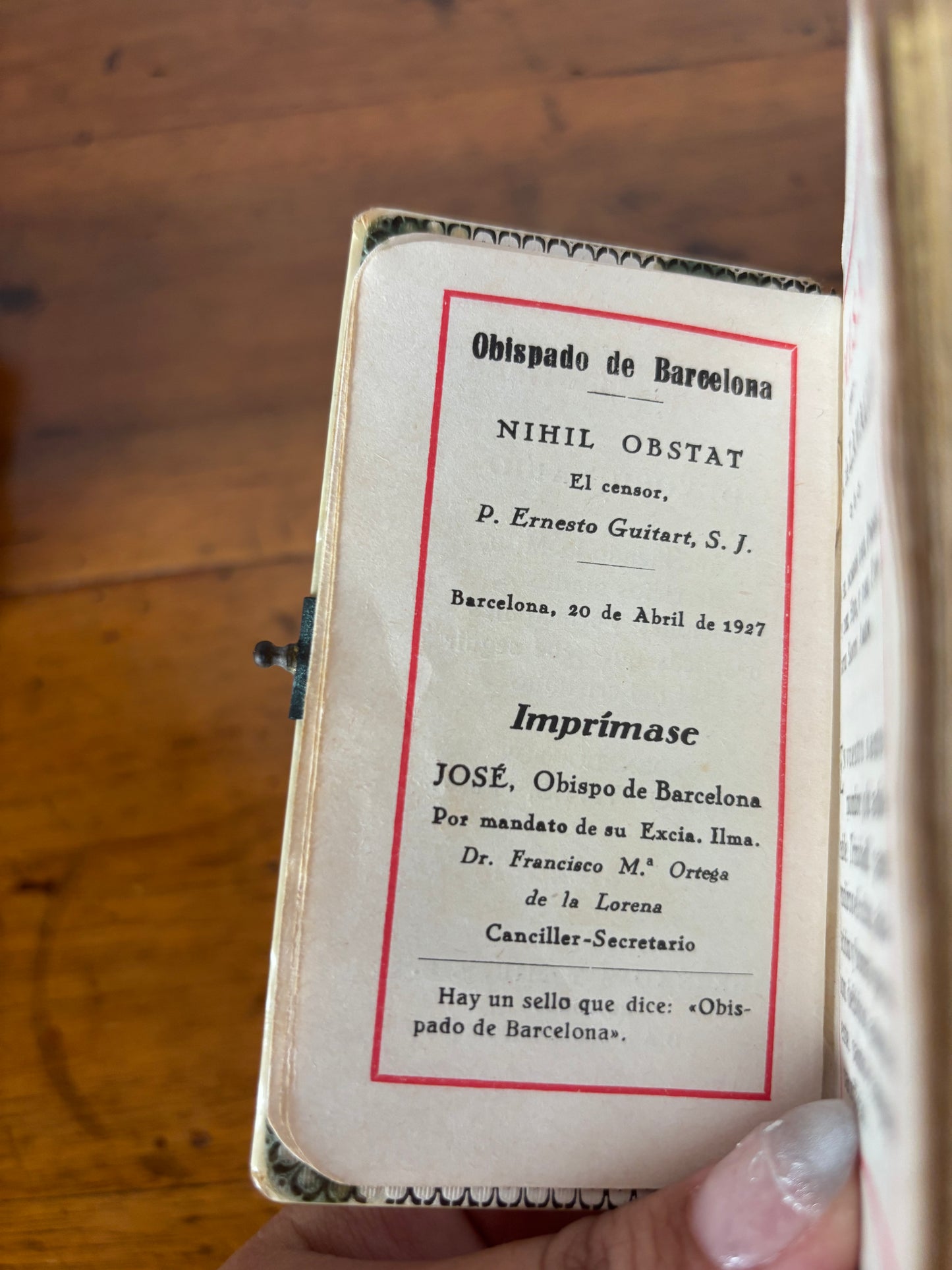 Spanische Taschengebetbücher – Ausgaben von 1893 und 1927