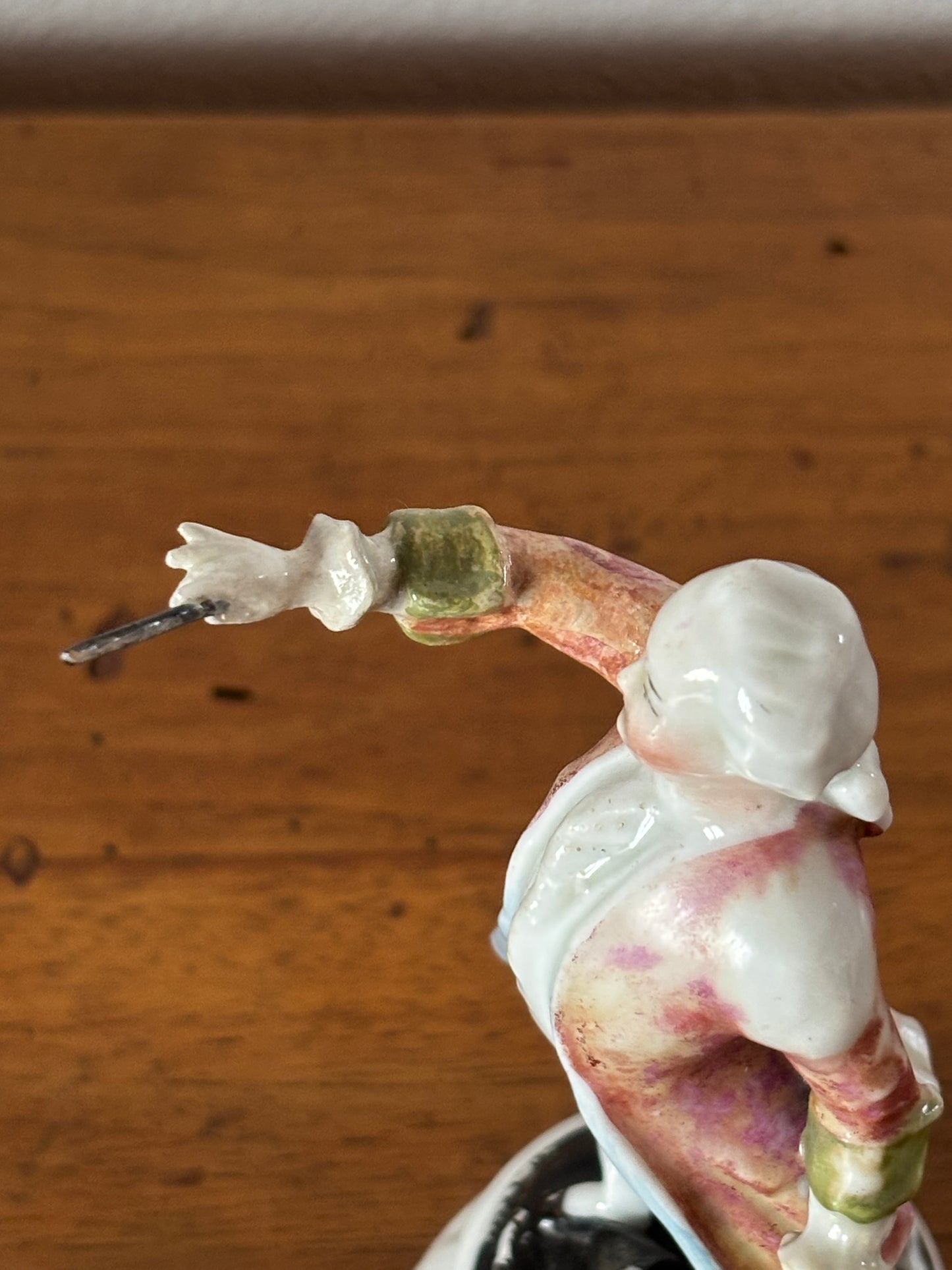 Antique Ceramic Feather Holder