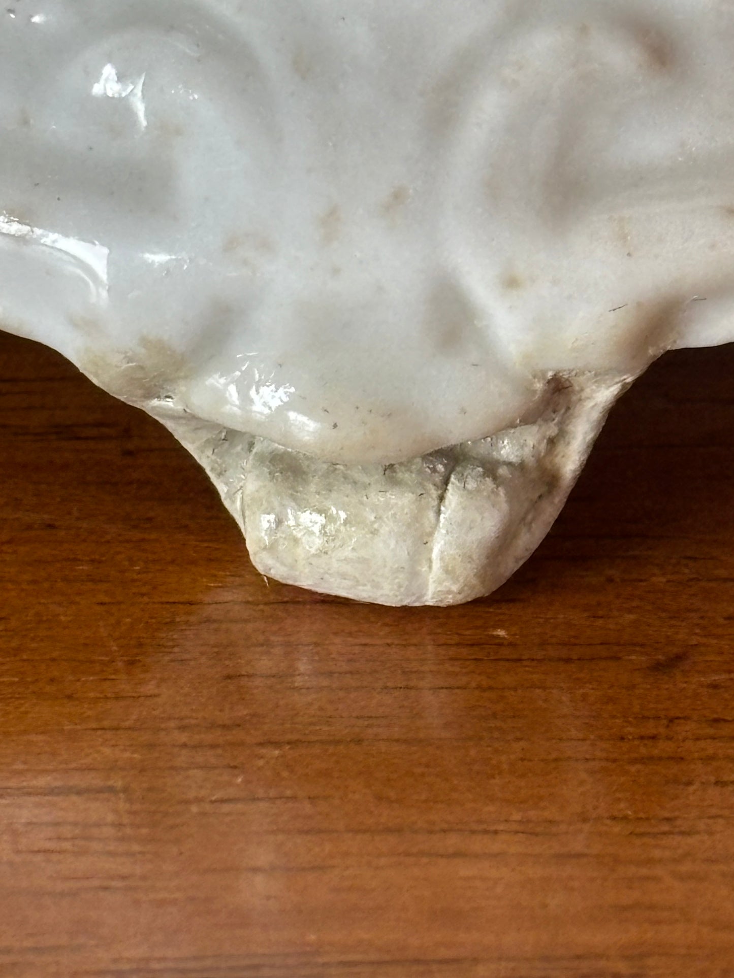 Antique Ceramic Feather Holder