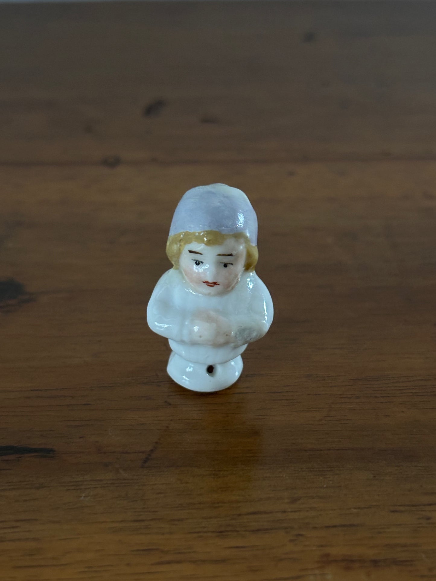Half doll in miniatura vintage