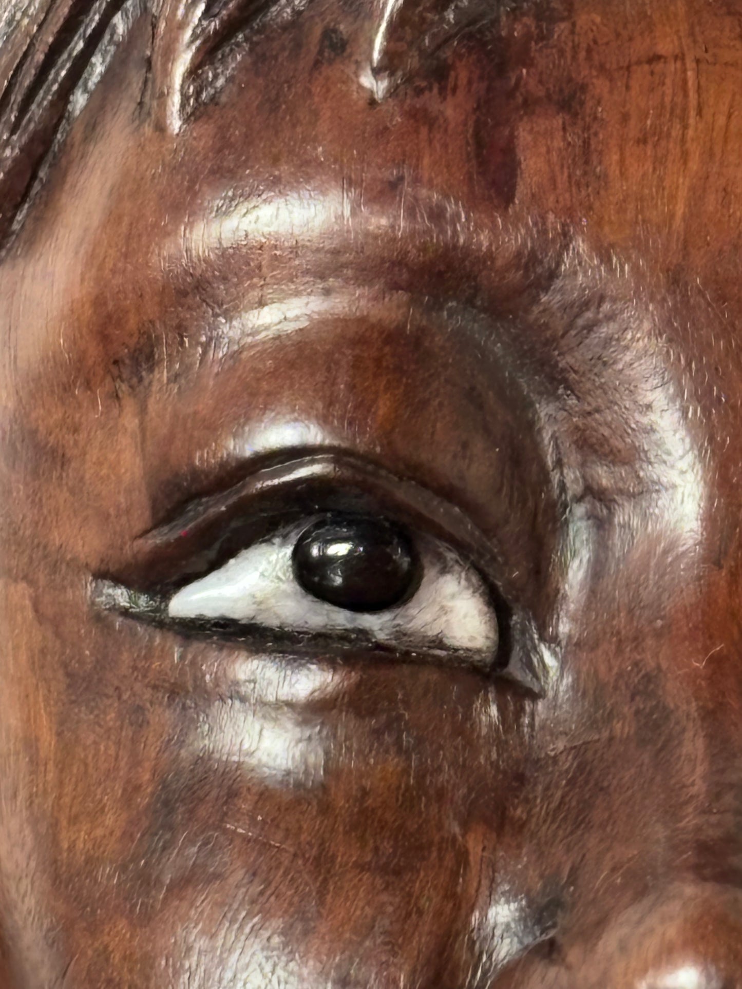 Maschera cinese vintage- Artigianato Tradizionale Restaurato