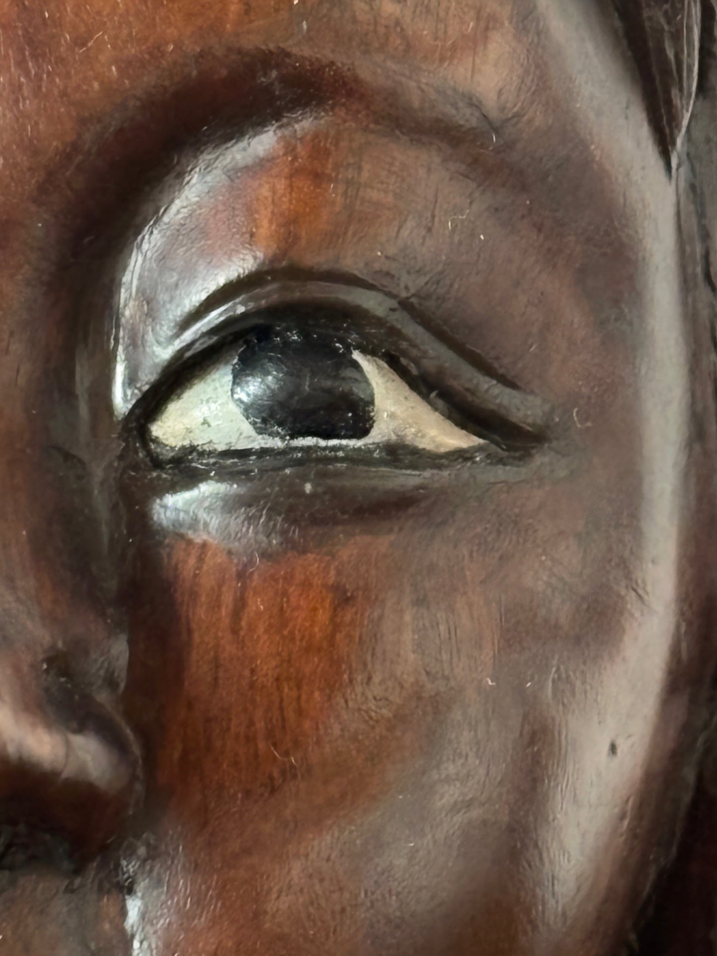 Maschera cinese vintage- Artigianato Tradizionale Restaurato