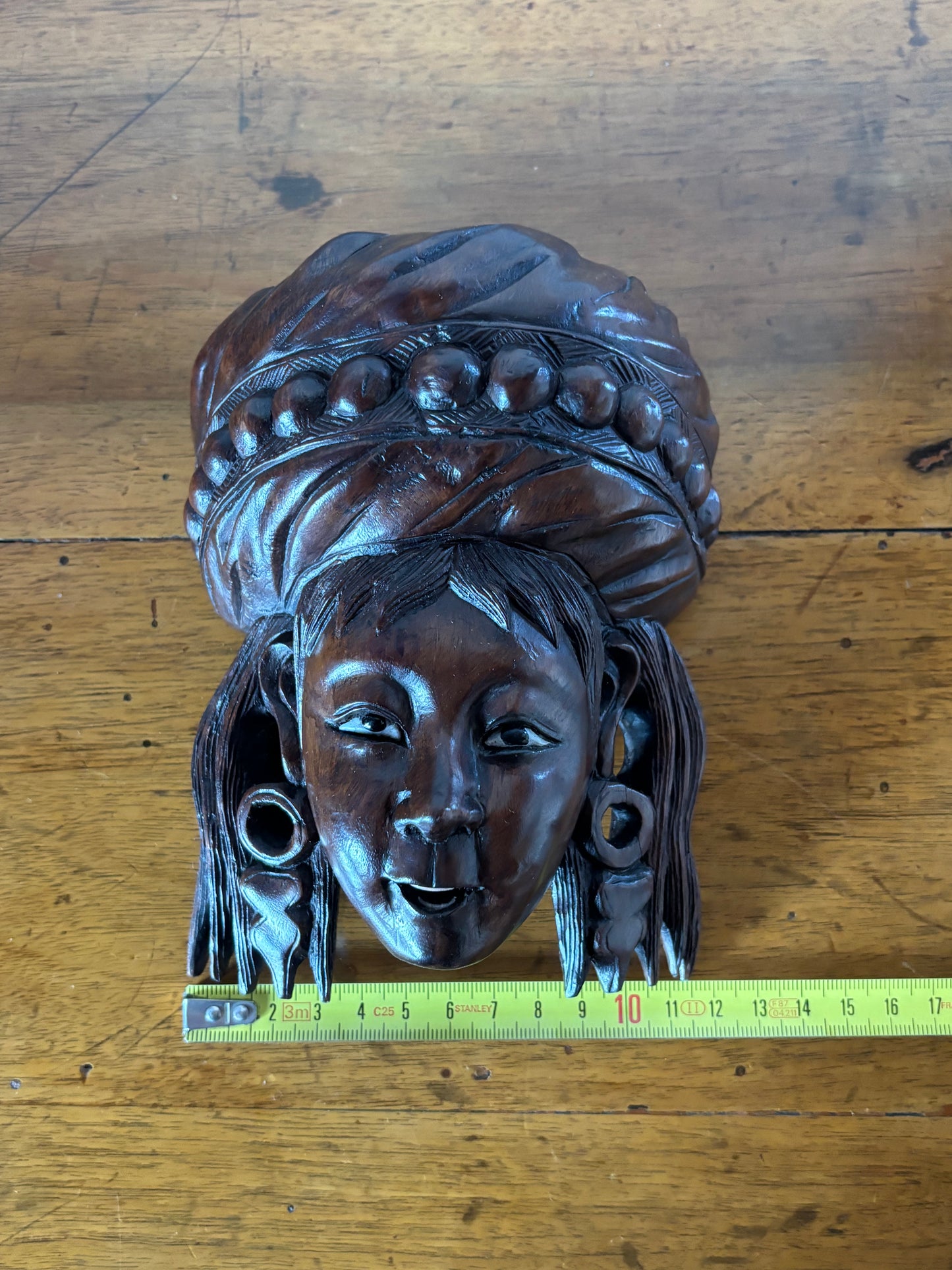 Maschera cinese vintage- Artigianato Tradizionale Restaurato