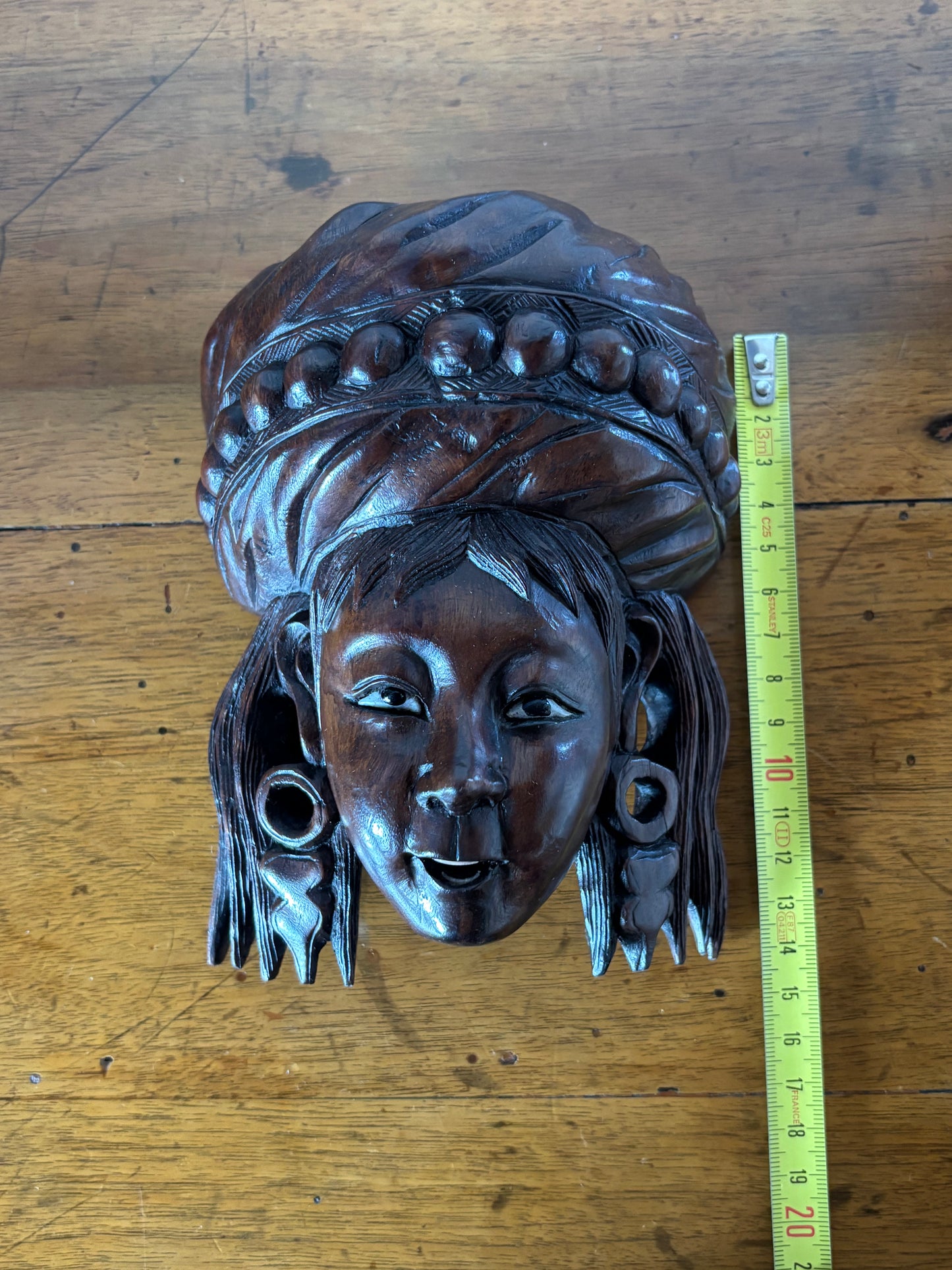 Maschera cinese vintage- Artigianato Tradizionale Restaurato