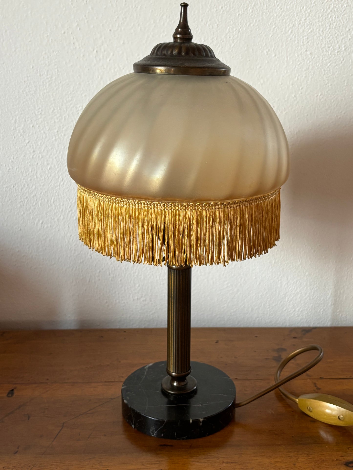 Lampada in ottone vintage