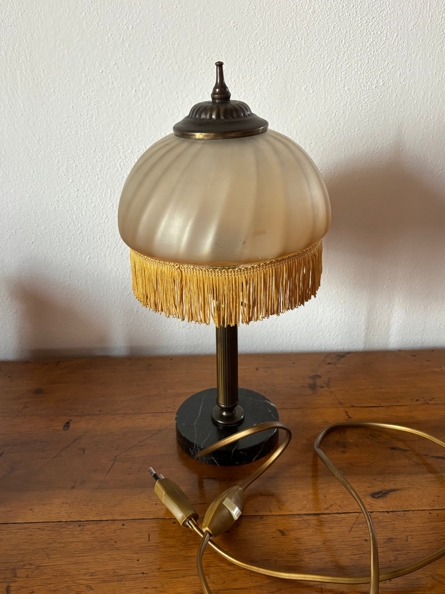 Lampada in ottone vintage