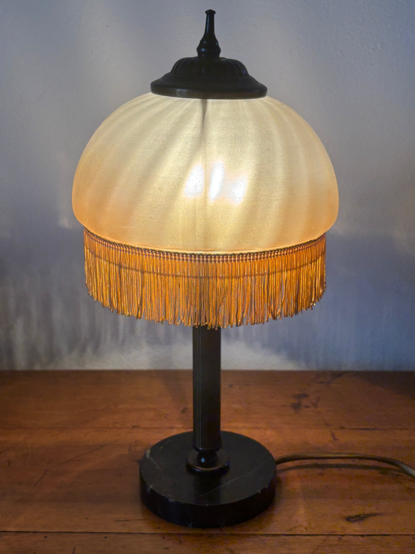 Lampada in ottone vintage