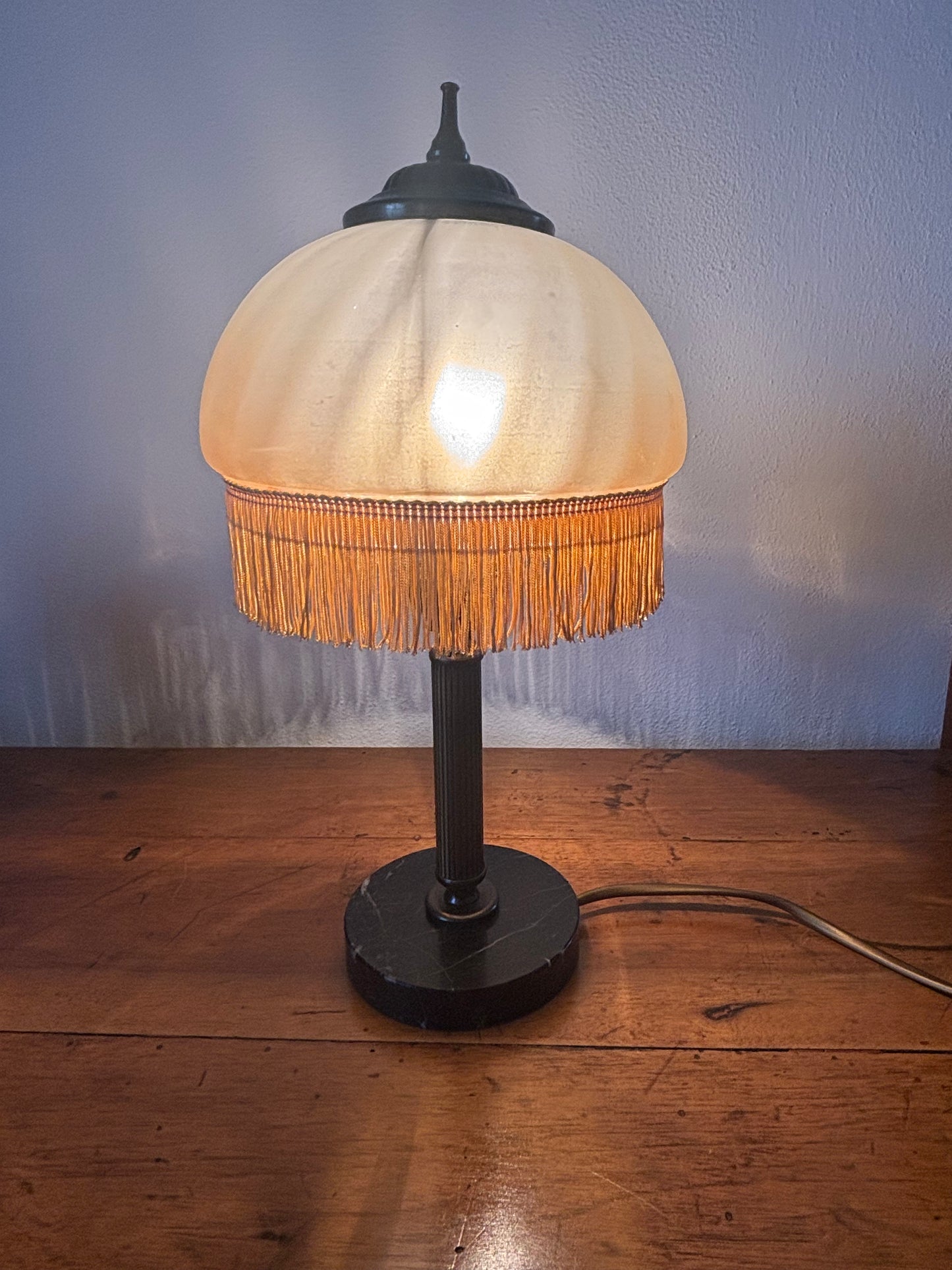 Lampada in ottone vintage