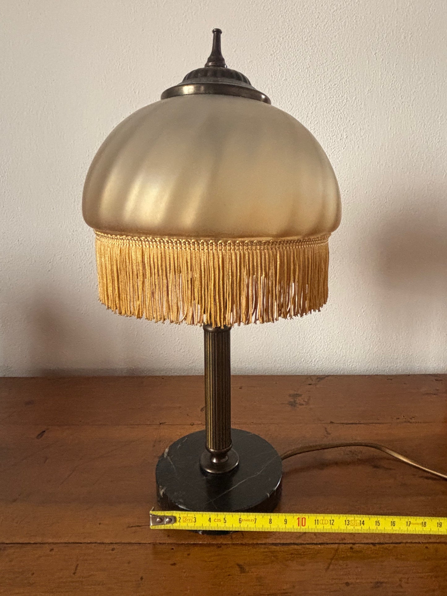 Lampada in ottone vintage