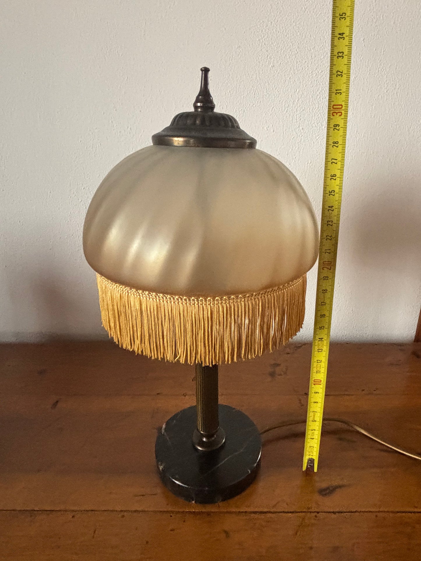 Lampada in ottone vintage