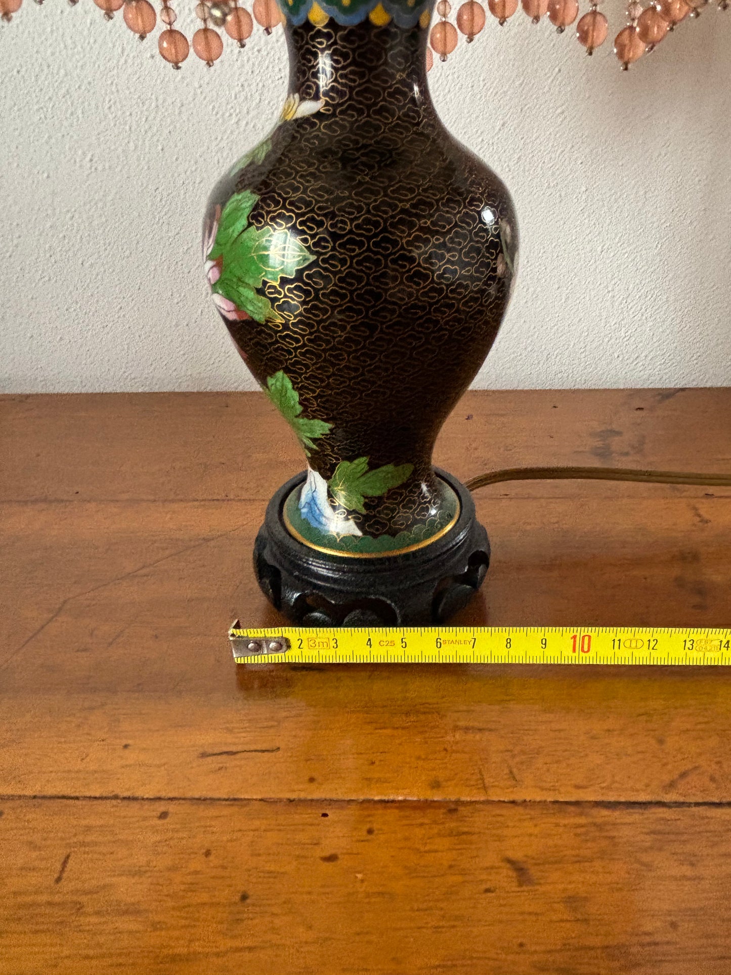 Lampada Cinese Vintage in Cloisonné