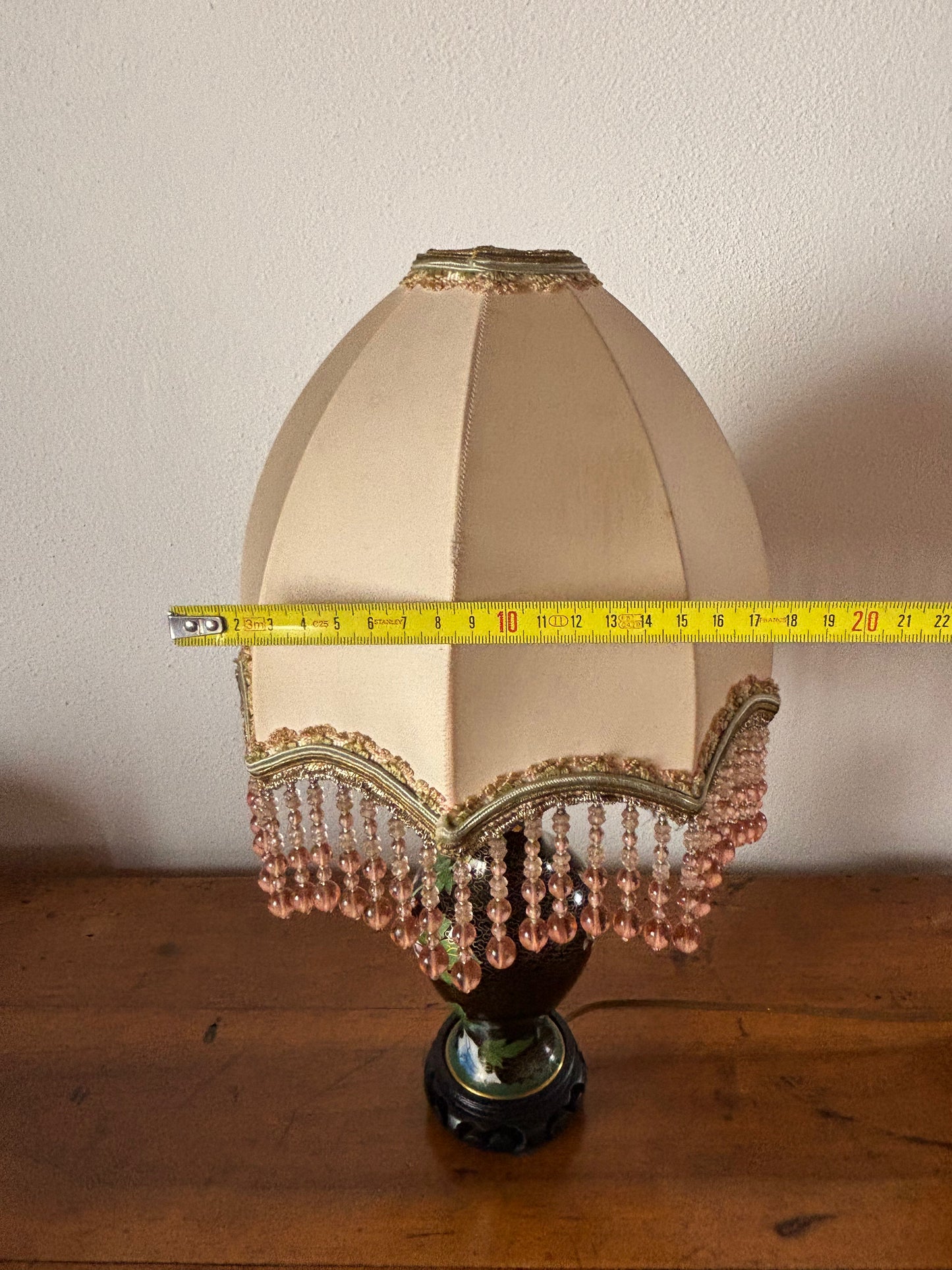 Lampada Cinese Vintage in Cloisonné