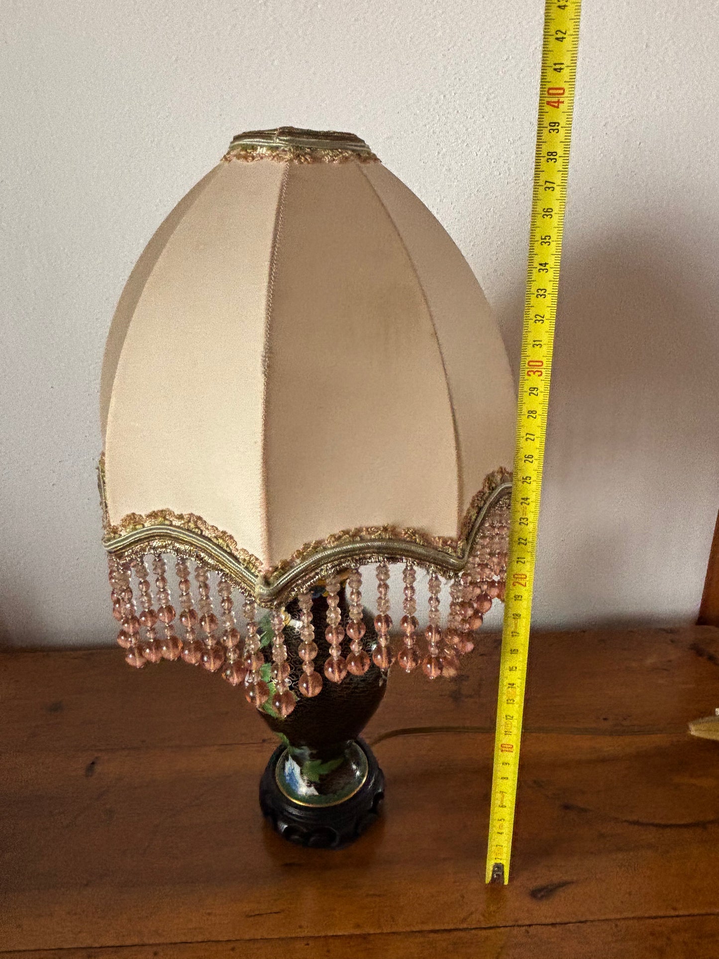 Lampada Cinese Vintage in Cloisonné