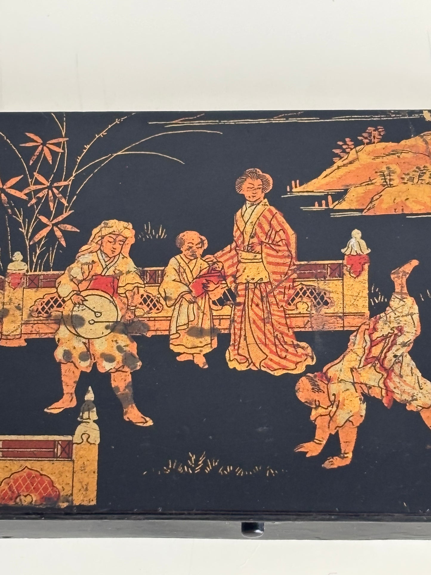 Porta penne in stile giapponese, periodo Napoleone III (1850–1880)