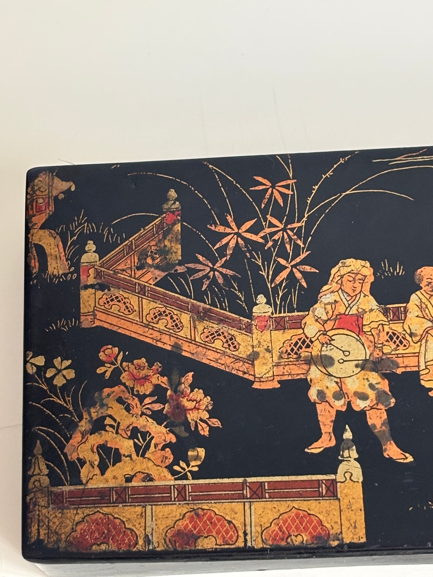 Porta penne in stile giapponese, periodo Napoleone III (1850–1880)