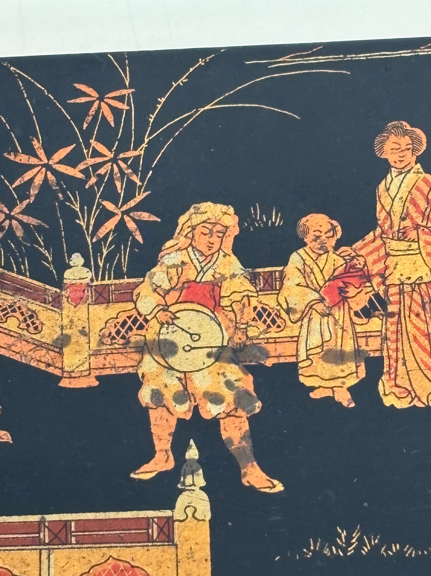 Porta penne in stile giapponese, periodo Napoleone III (1850–1880)