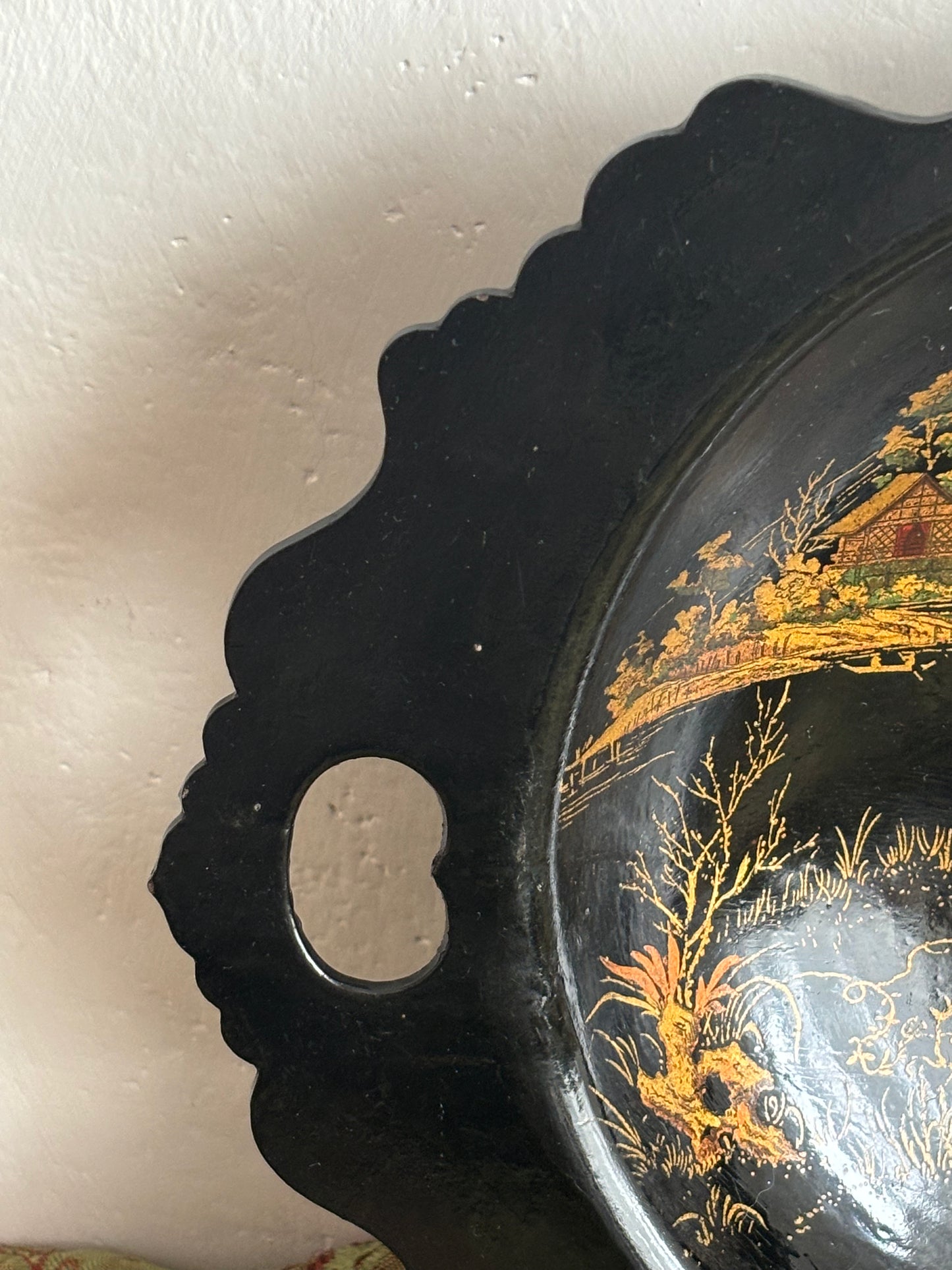 Japanese‑Style Lacquered Tray, Napoléon III Period (Second Half of the 19th Century)