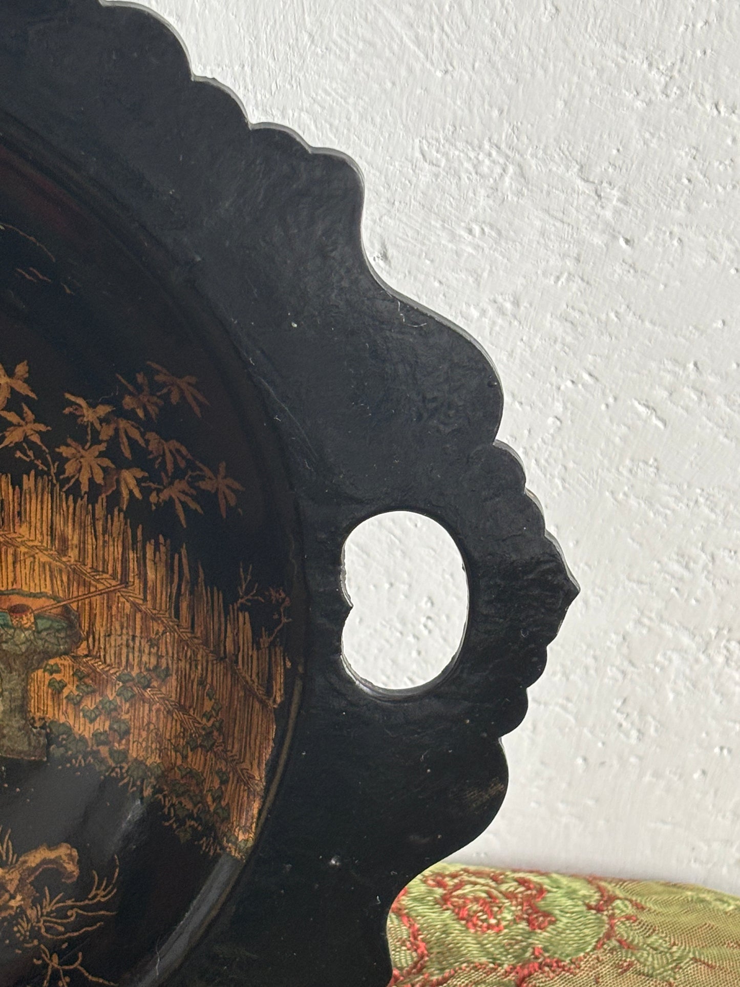 Japanese‑Style Lacquered Tray, Napoléon III Period (Second Half of the 19th Century)