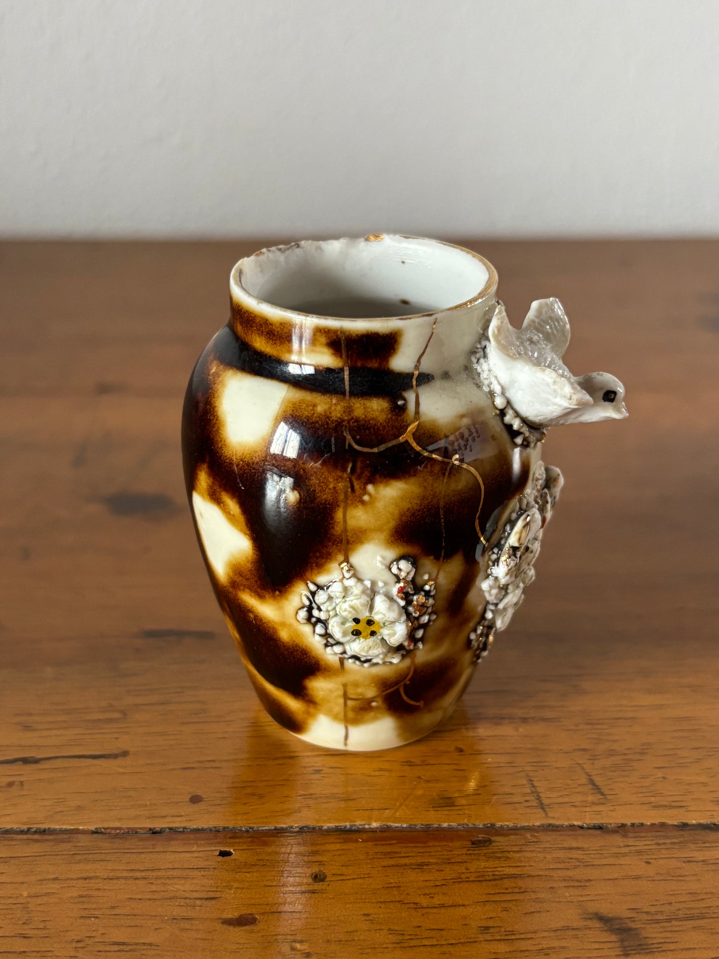 Piccolo Vasetto Vintage con Colombe