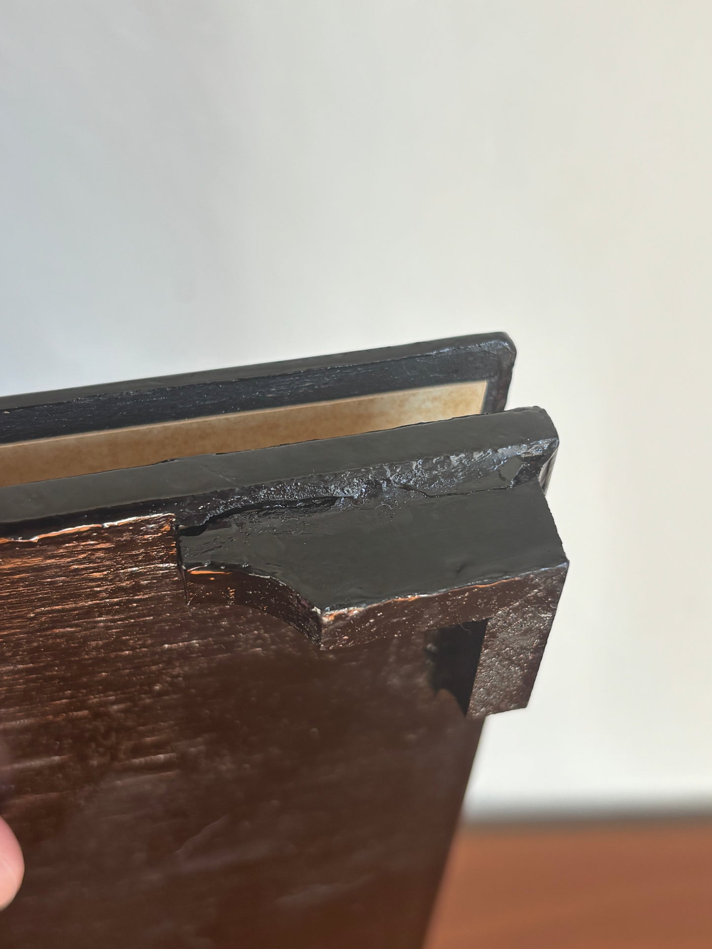 Japanese Lacquer Photo Album with Musical Music Box