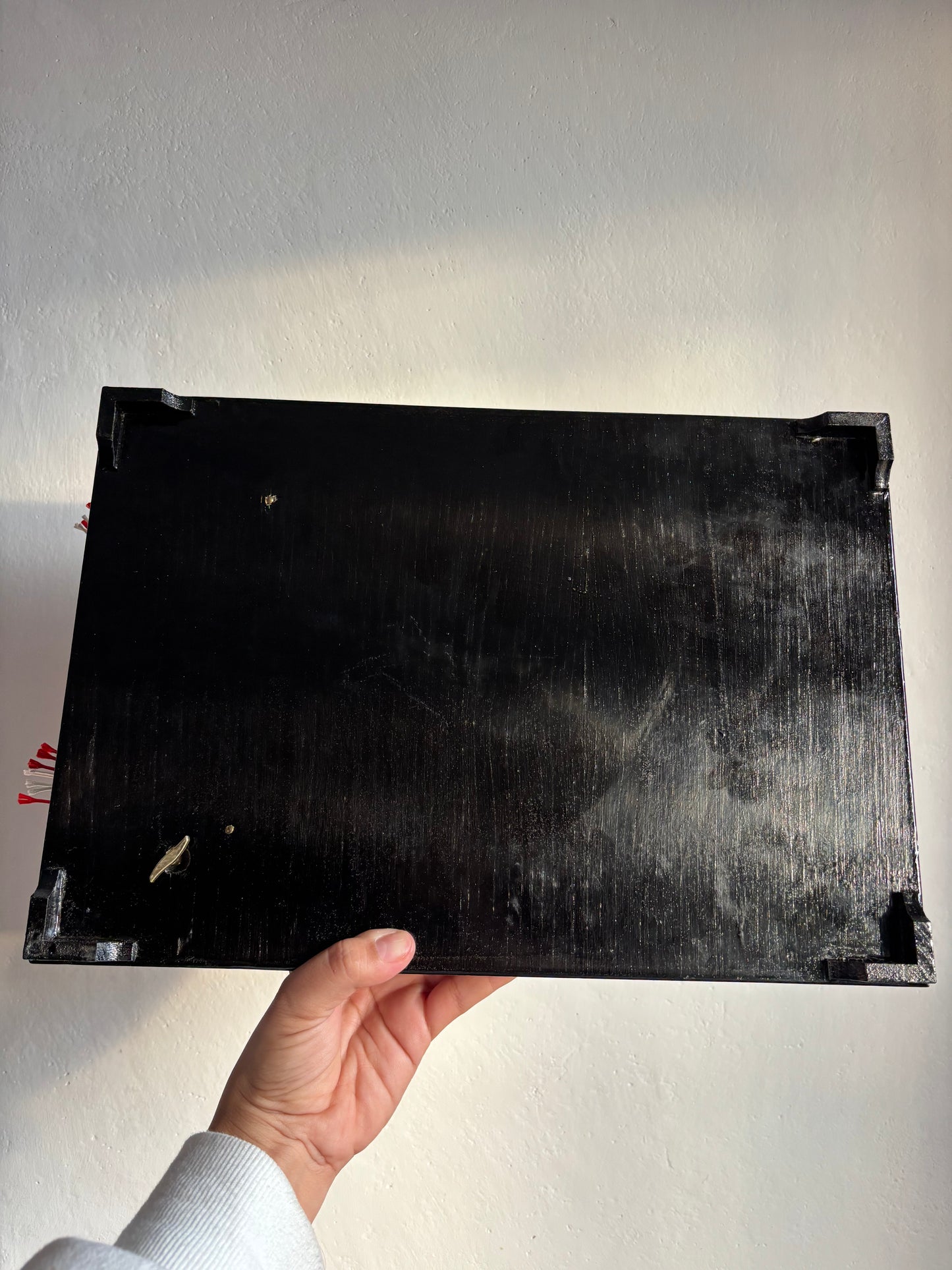 Japanese Lacquer Photo Album with Musical Music Box