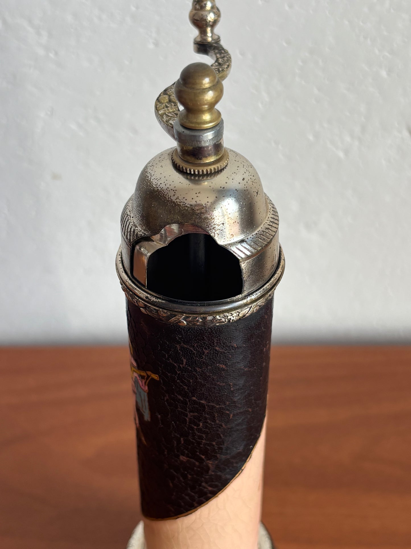 Vintage Musical Pepper Mill with Working Music Box – Collectible and Retro Decorative Piece