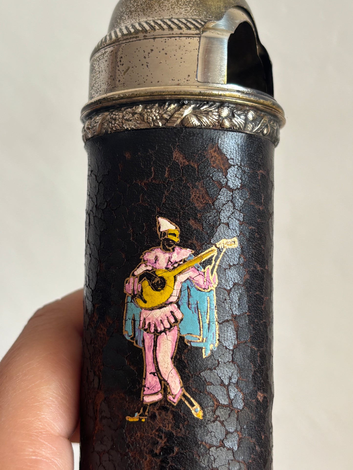 Vintage Musical Pepper Mill with Working Music Box – Collectible and Retro Decorative Piece