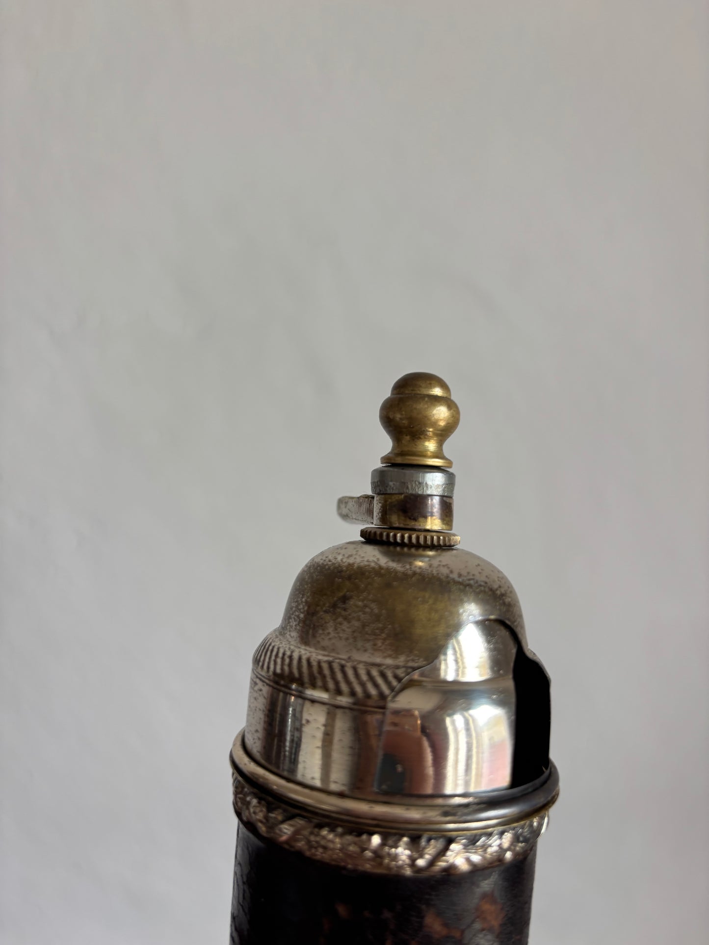 Vintage Musical Pepper Mill with Working Music Box – Collectible and Retro Decorative Piece