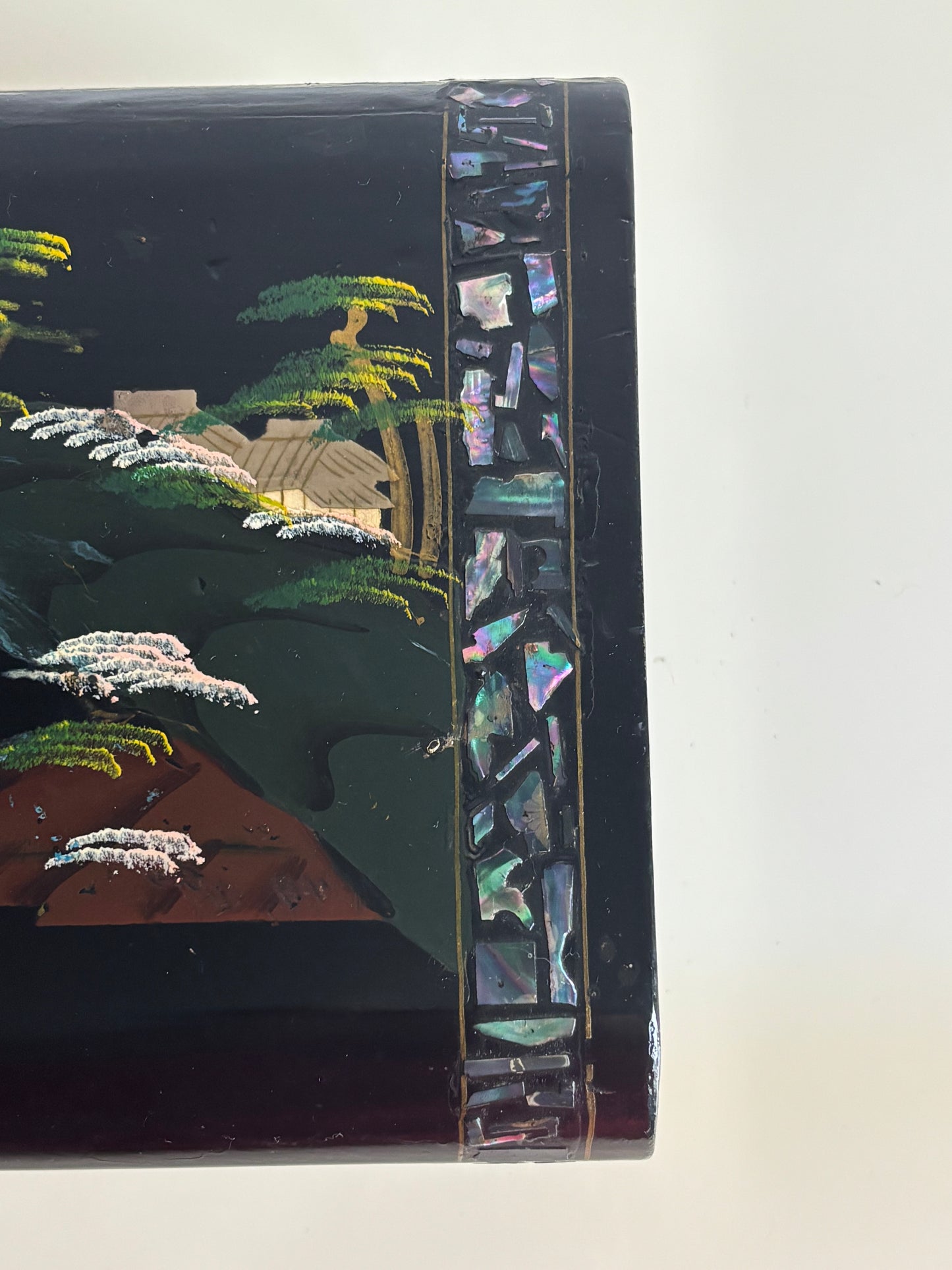 Portagioie giapponese vintage con carillon anni '50/'60